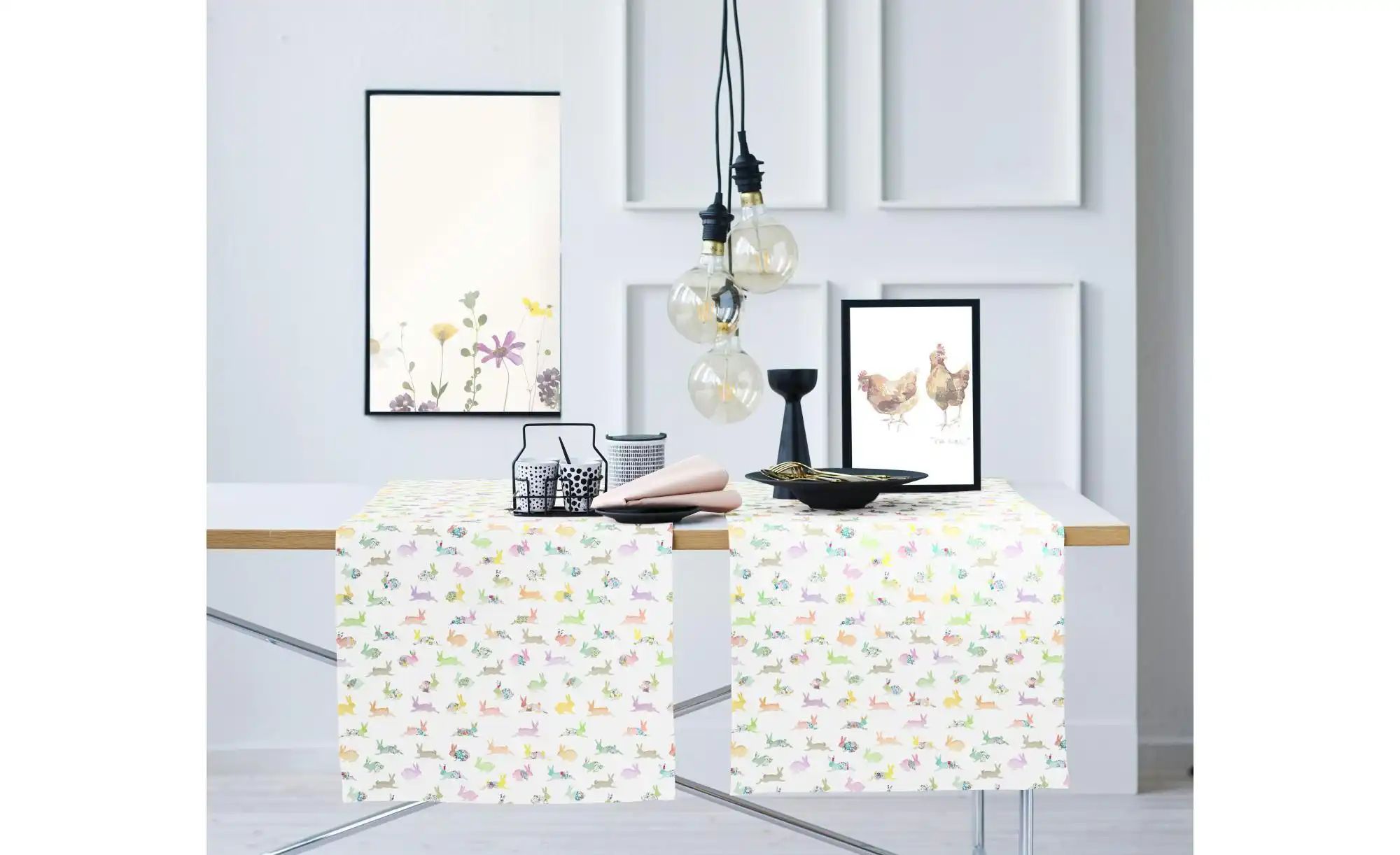 Apelt Läufer   ¦ gelb ¦ Baumwollmischgewebe ¦ Maße (cm): B: 42 H: 0,5 Tisch günstig online kaufen