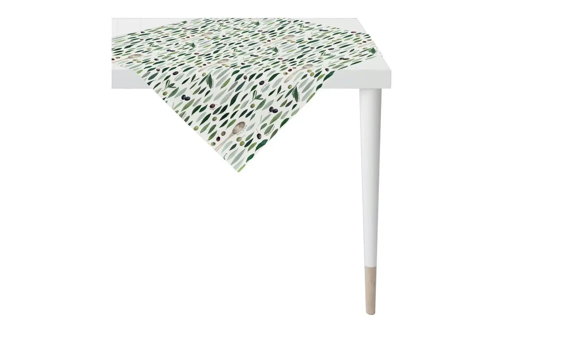 Apelt Tischdecke   ¦ grün ¦ Baumwollmischgewebe ¦ Maße (cm): B: 100 H: 0,5 günstig online kaufen