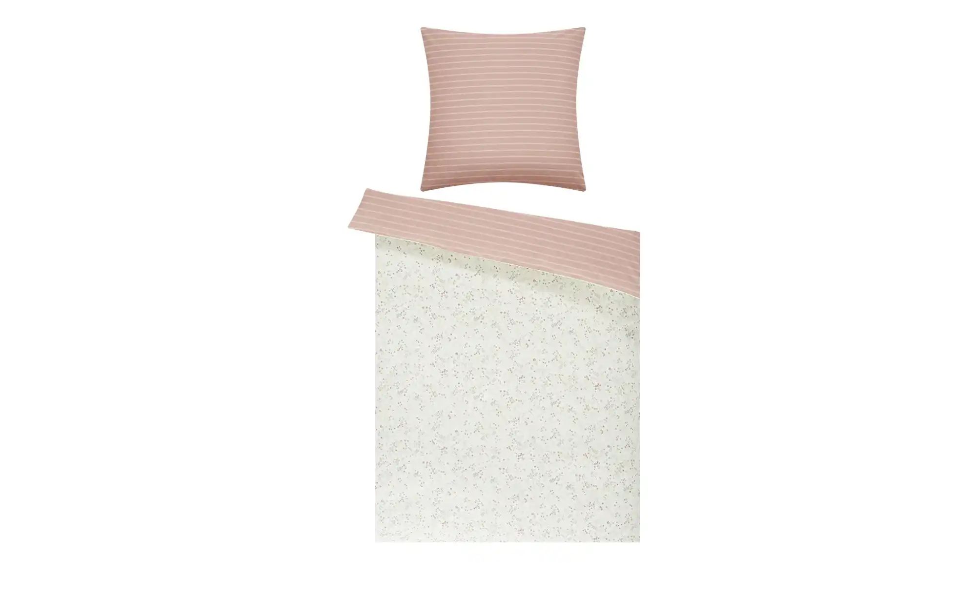 como Renforcé Wende-Bettwäsche  Flower Field ¦ rosa/pink ¦ Maße (cm): B: 13 günstig online kaufen