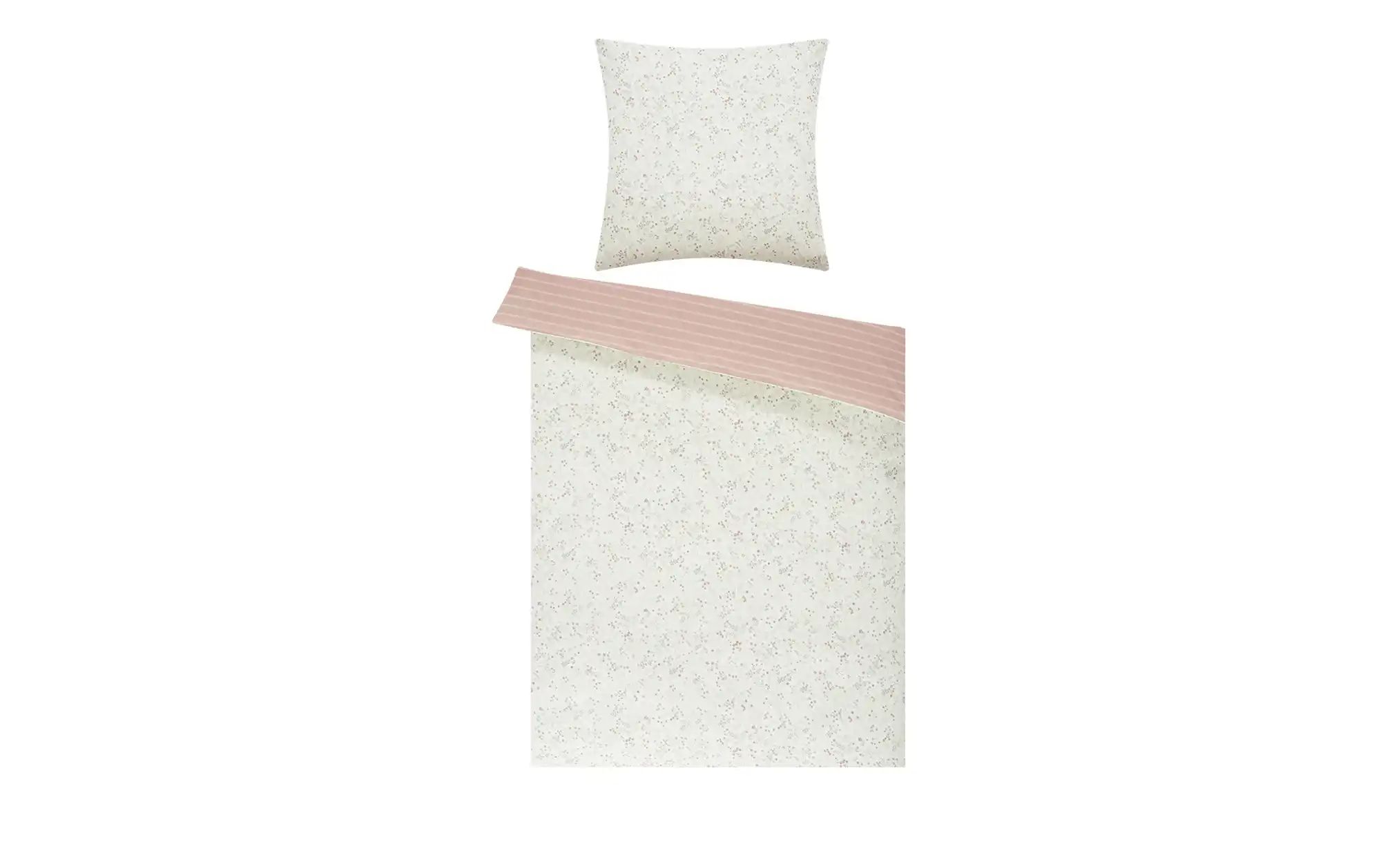 como Renforcé Wende-Bettwäsche  Flower Field ¦ rosa/pink ¦ Maße (cm): B: 13 günstig online kaufen