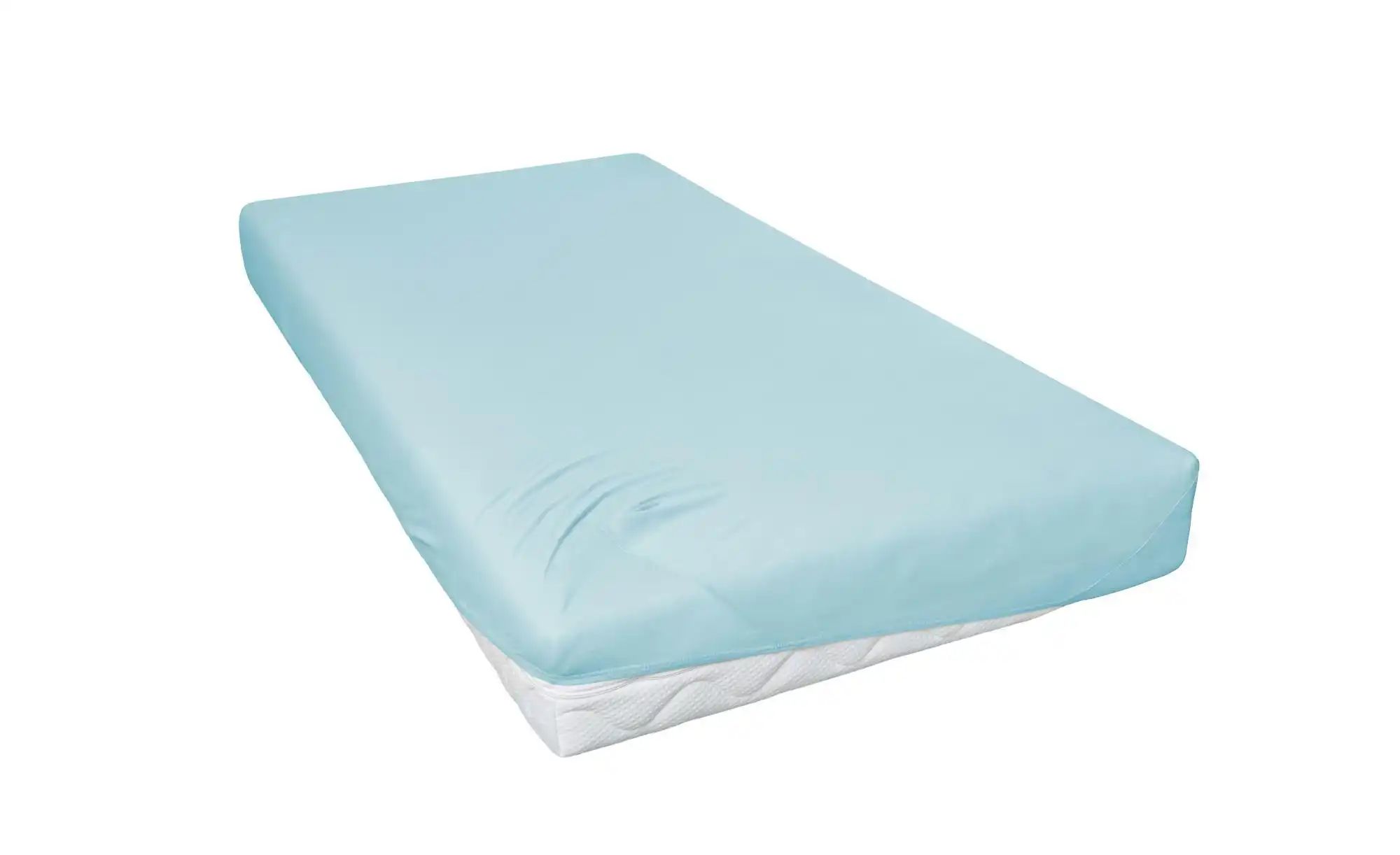 como Jersey-Spannbetttuch ¦ blau ¦ Maße (cm): B: 200 Bettwaren > Bettlake günstig online kaufen