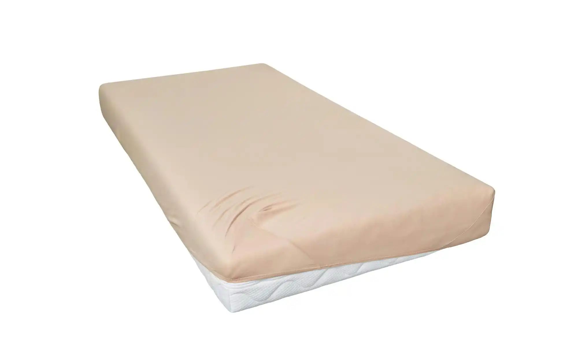 como Jersey-Spannbetttuch   ¦ beige ¦ Maße (cm): B: 150 Bettwaren > Bettlak günstig online kaufen