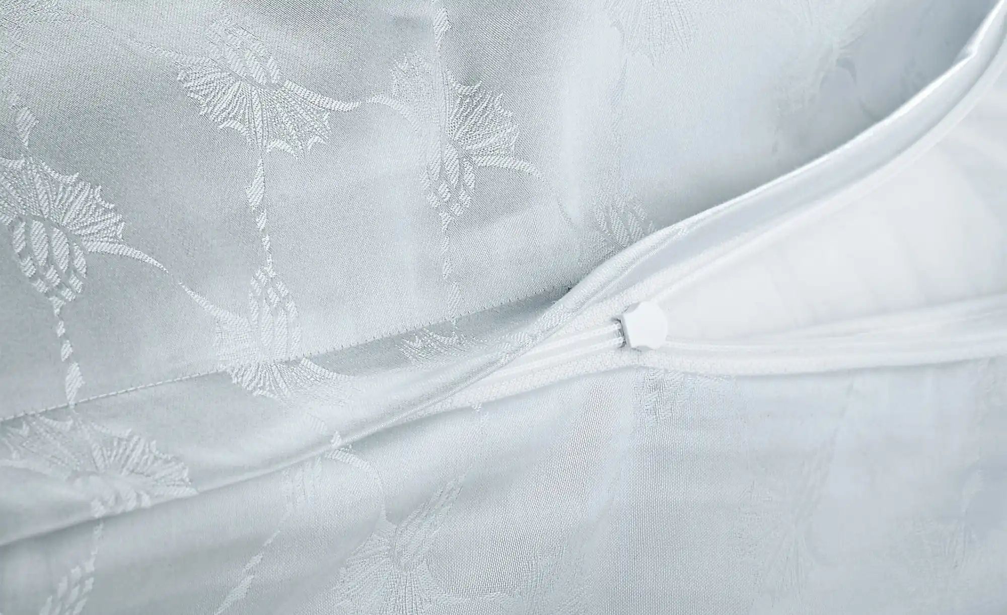 JOOP! Mako-Satin Bettwäsche  Cornflower ¦ silber ¦ Maße (cm): B: 135 Bettwa günstig online kaufen