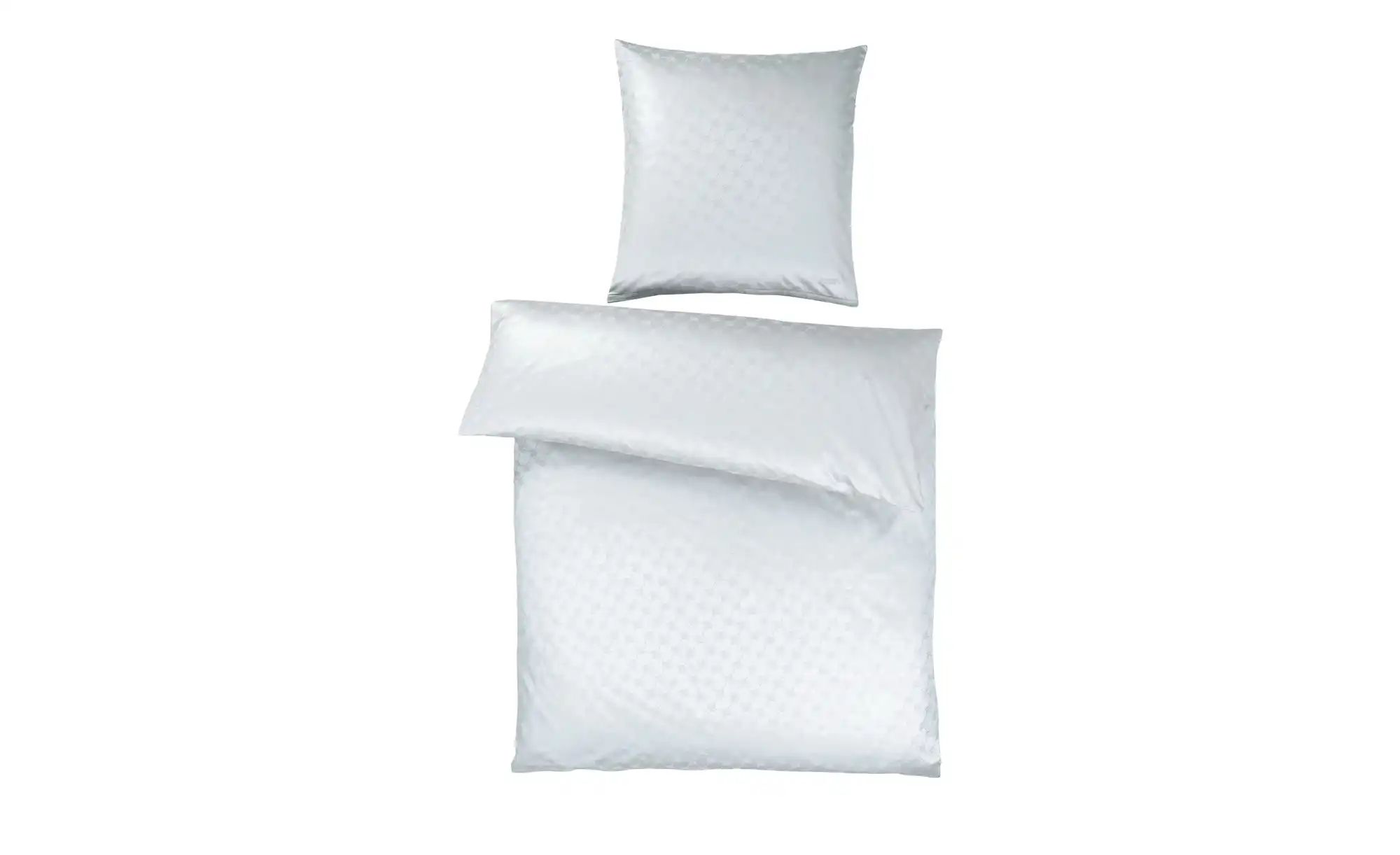 JOOP! Mako-Satin Bettwäsche  Cornflower ¦ silber ¦ Maße (cm): B: 135 Bettwa günstig online kaufen