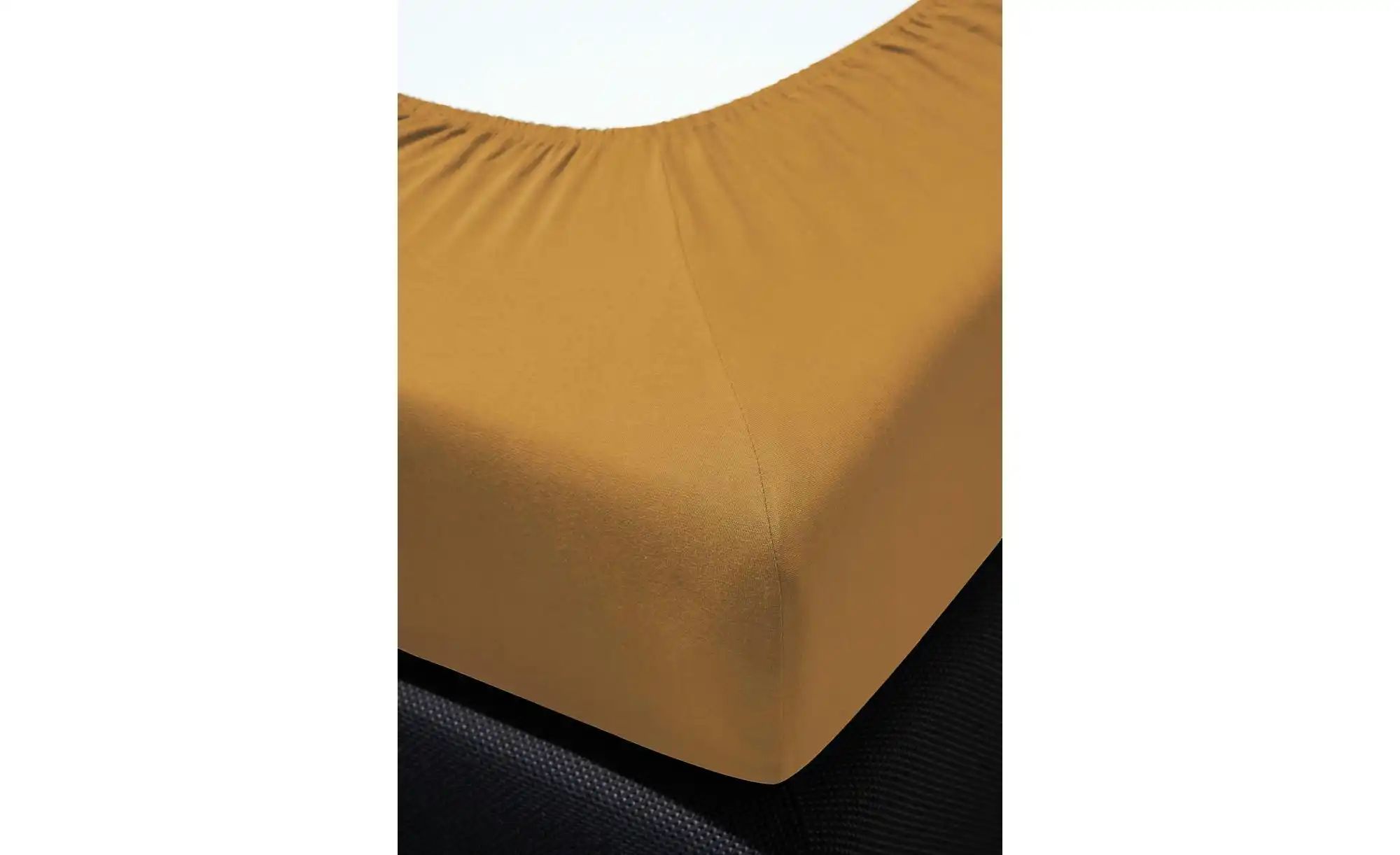 como Jersey Spannbetttuch   ¦ gelb ¦ Maße (cm): B: 180 Bettwaren > Bettlake günstig online kaufen