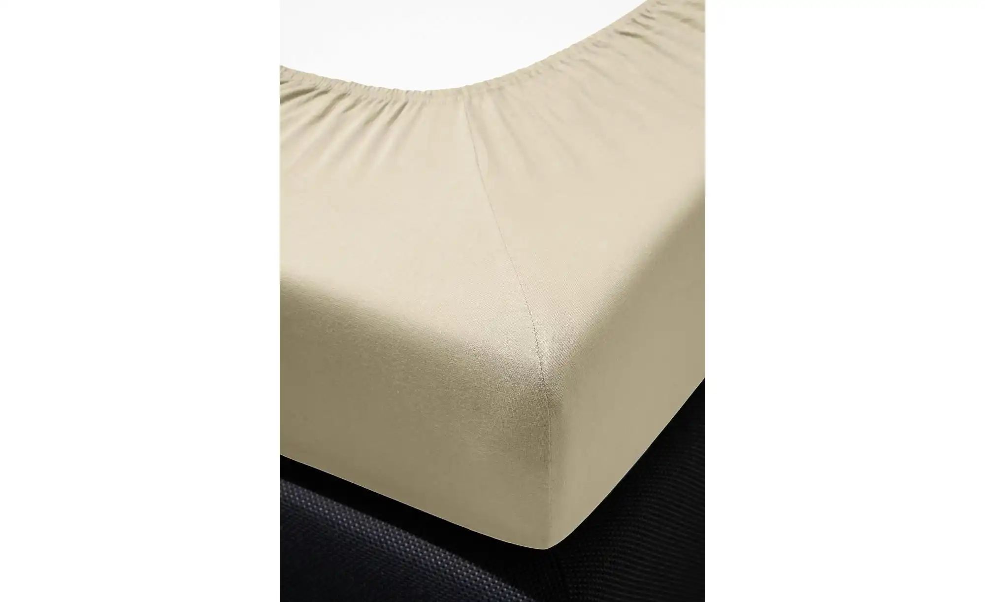 como Jersey Spannbetttuch ¦ beige ¦ Maße (cm): B: 150 H: 1 Bettwaren > Bett günstig online kaufen