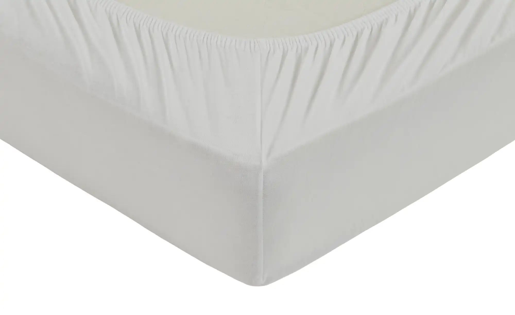 Thumbnail - Como Green Bio-Mako-Jersey Spannbettuch   ¦ weiß ¦ Maße (cm): B: 90 Bettwaren > Bettlaken - Höffner