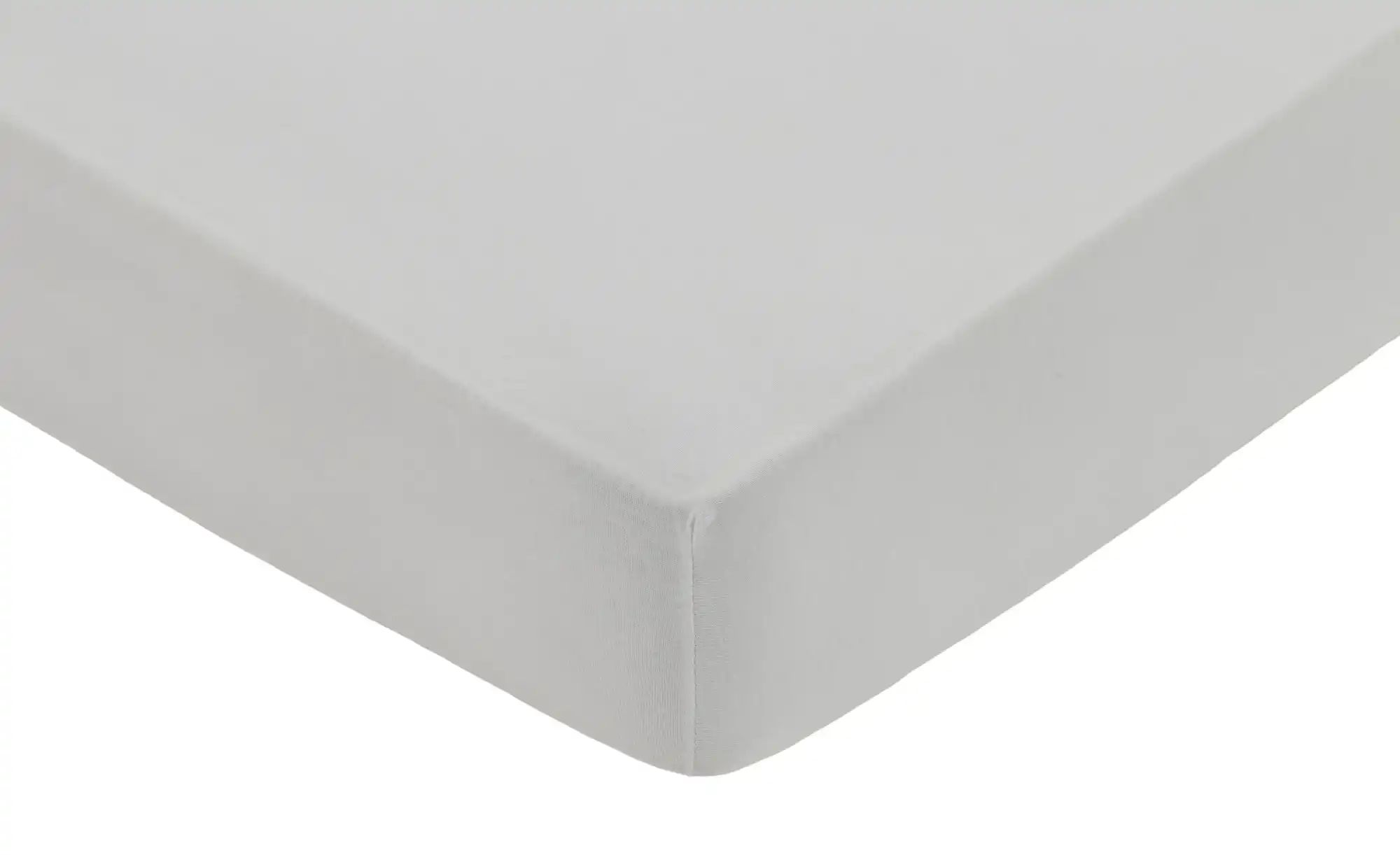 Thumbnail - Como Green Bio-Mako-Jersey Spannbettuch   ¦ weiß ¦ Maße (cm): B: 140 Bettwaren > Bettlaken - Höffner