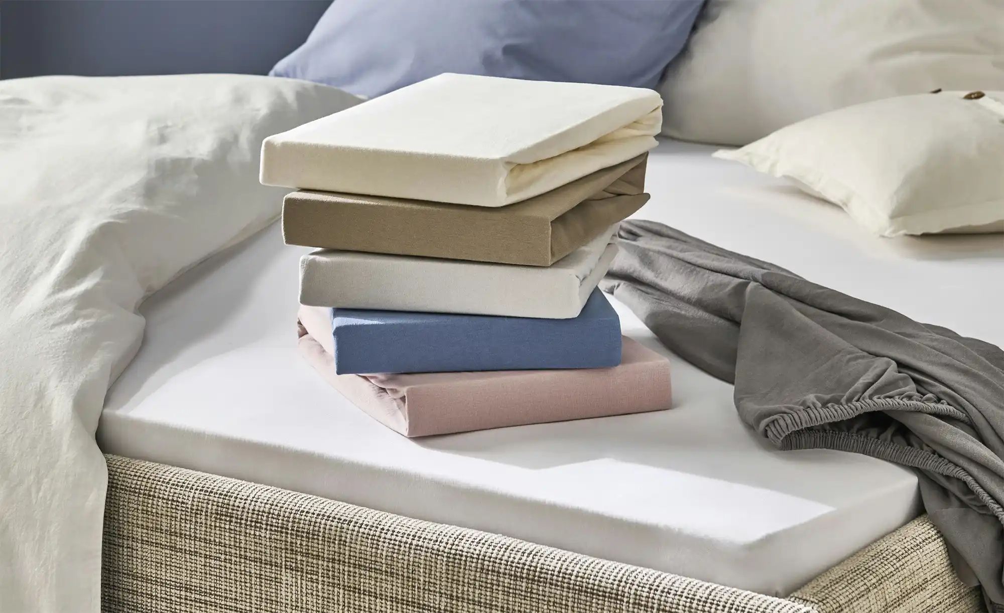 Thumbnail - Como Green Bio-Mako-Jersey Spannbettuch ¦ braun ¦ Maße (cm): B: 140 Bettwaren > Bettlaken - Höffner