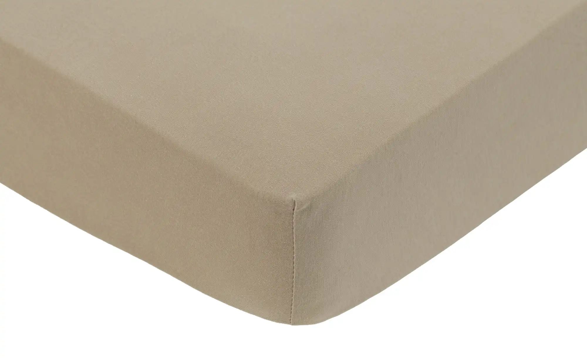 Thumbnail - Como Green Bio-Mako-Jersey Spannbettuch ¦ braun ¦ Maße (cm): B: 140 Bettwaren > Bettlaken - Höffner