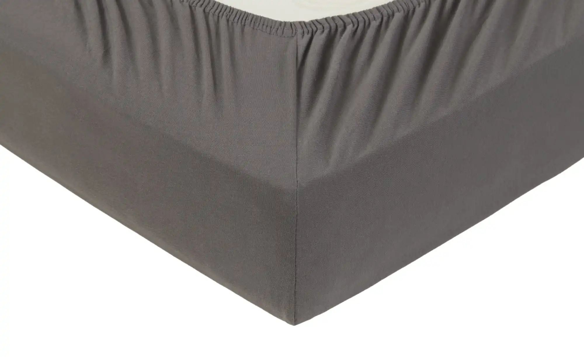 Thumbnail - Como Green Bio-Mako-Jersey Spannbettuch ¦ grau ¦ Maße (cm): B: 90 Bettwaren > Bettlaken - Höffner