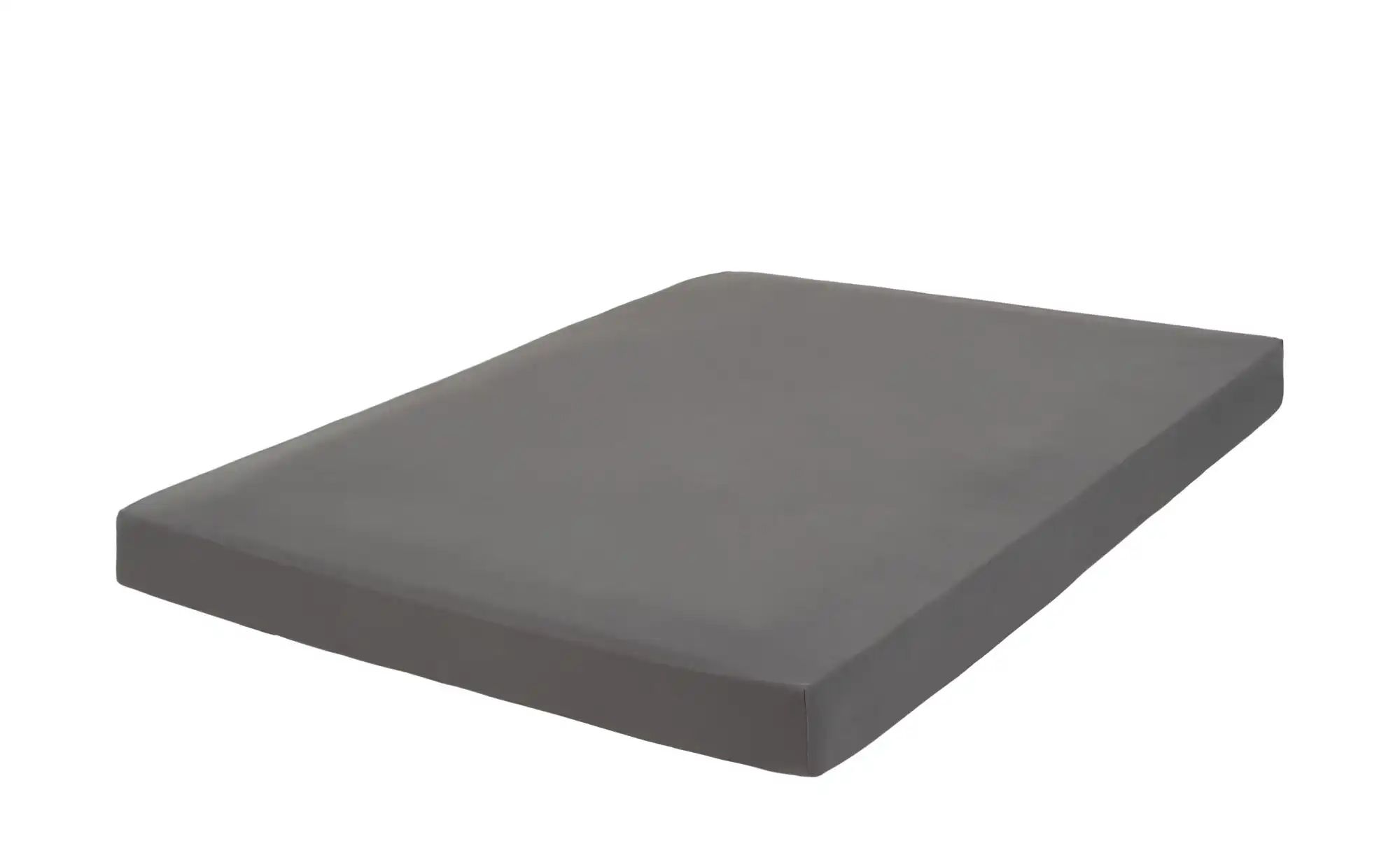 Como Green Bio-Mako-Jersey Spannbettuch ¦ grau ¦ Maße (cm): B: 140 Bettwa günstig online kaufen