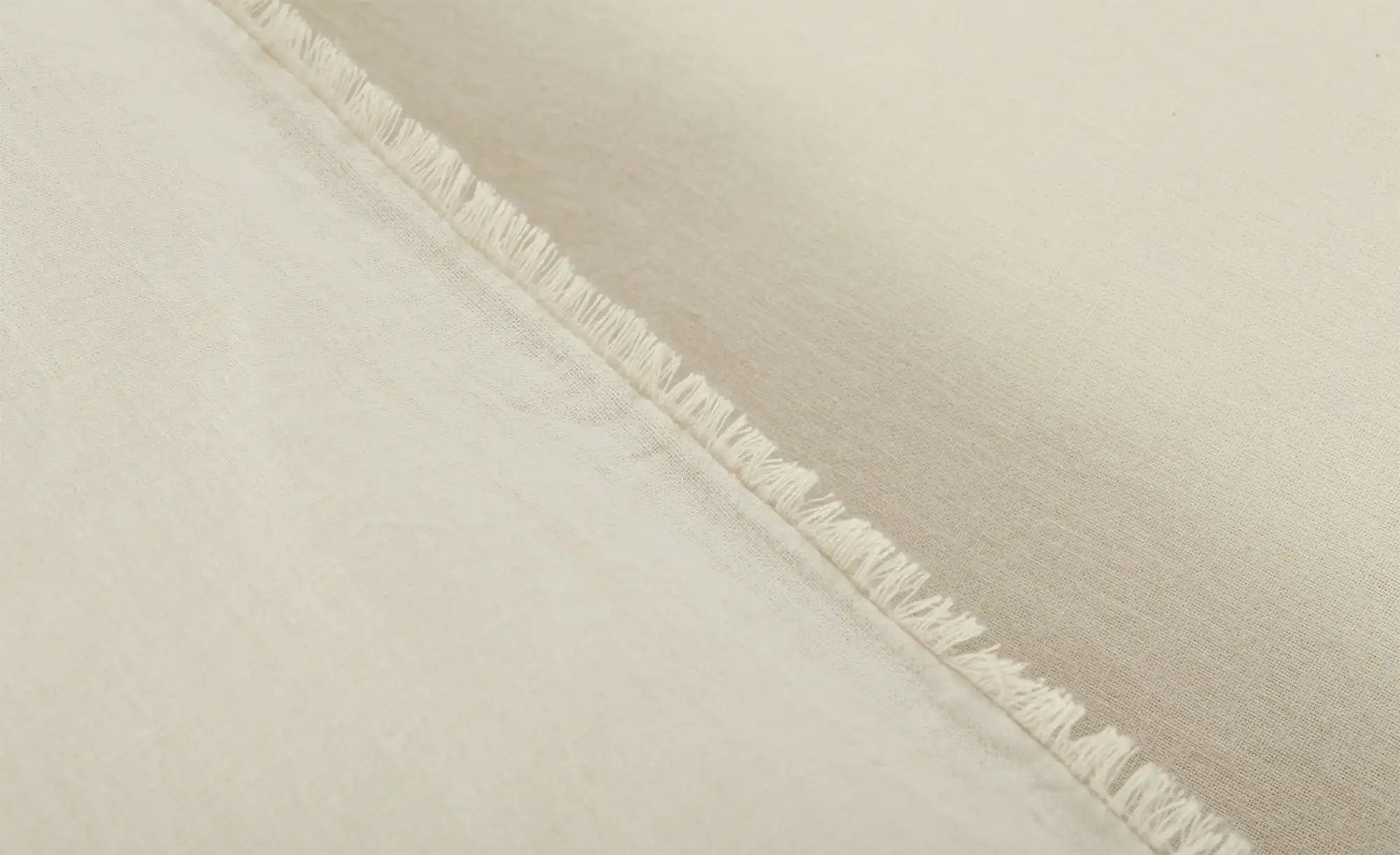 Gray & Jones Halbleinen Bettwäsche   ¦ creme ¦ Maße (cm): B: 135 H: 1 Bettw günstig online kaufen