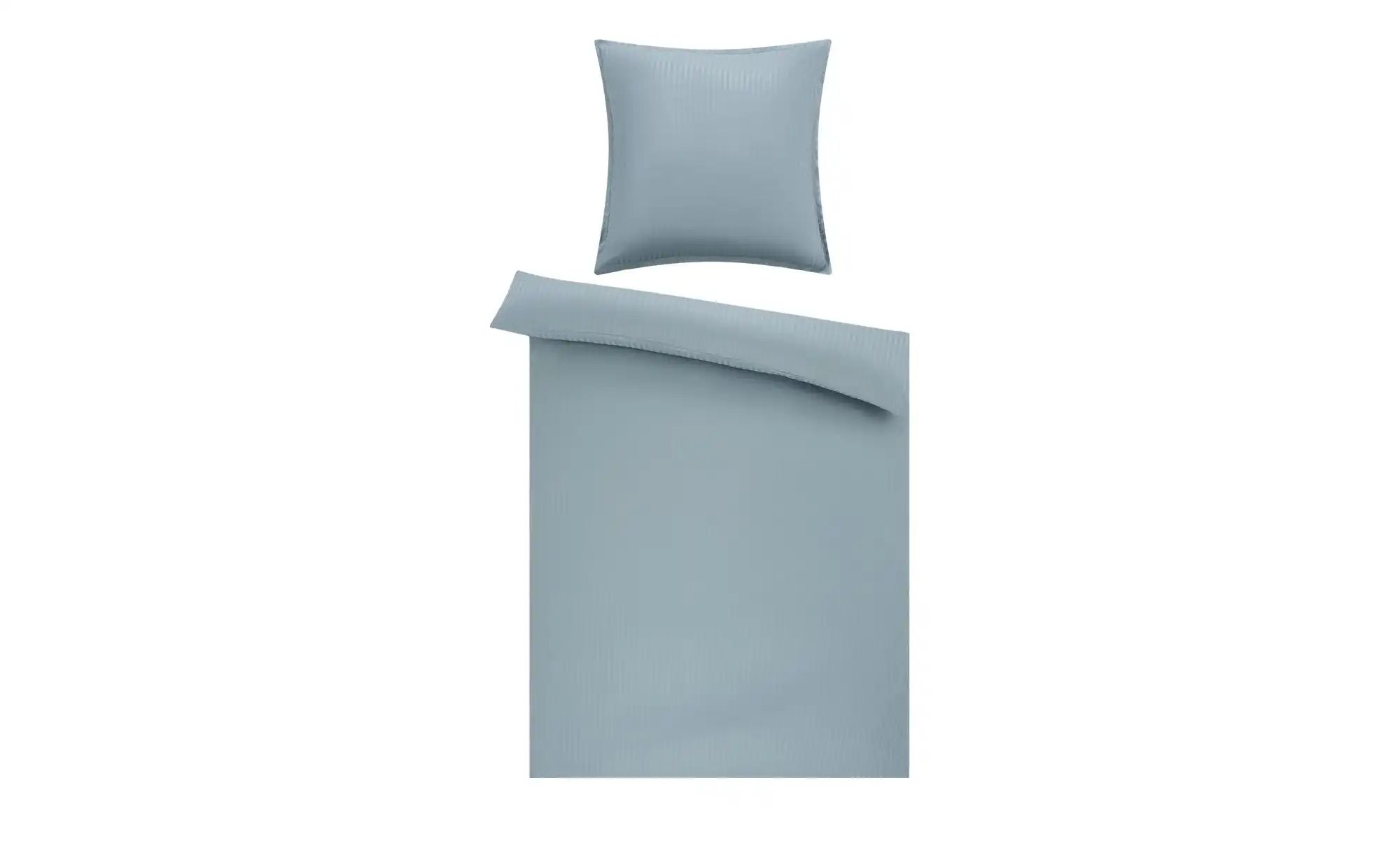 como Damast-Bettwäsche   ¦ blau ¦ Maße (cm): B: 135 Bettwaren > Bettwäsche günstig online kaufen