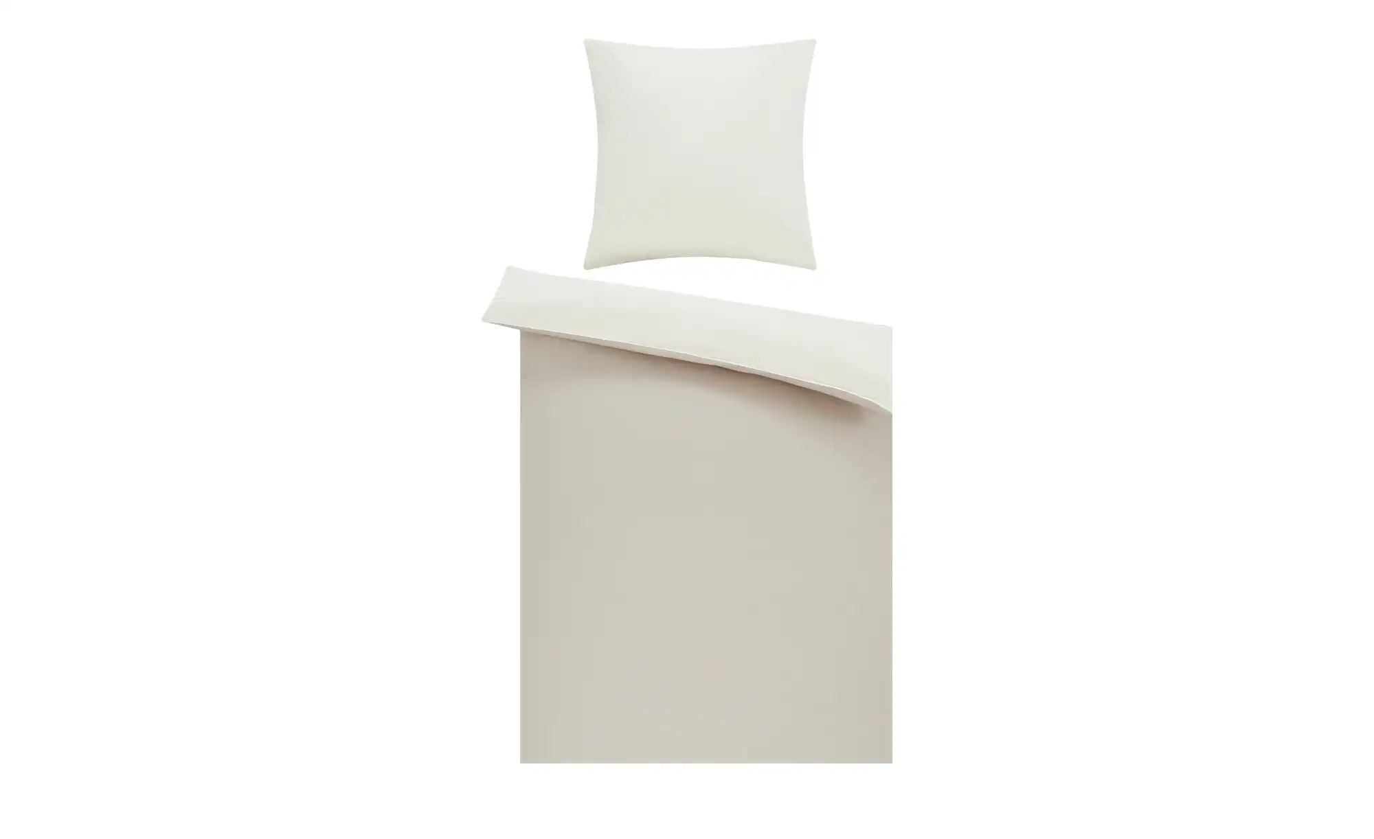 como Satin Wende-Bettwäsche  Satin Piping ¦ creme ¦ Maße (cm): B: 200 Bettw günstig online kaufen