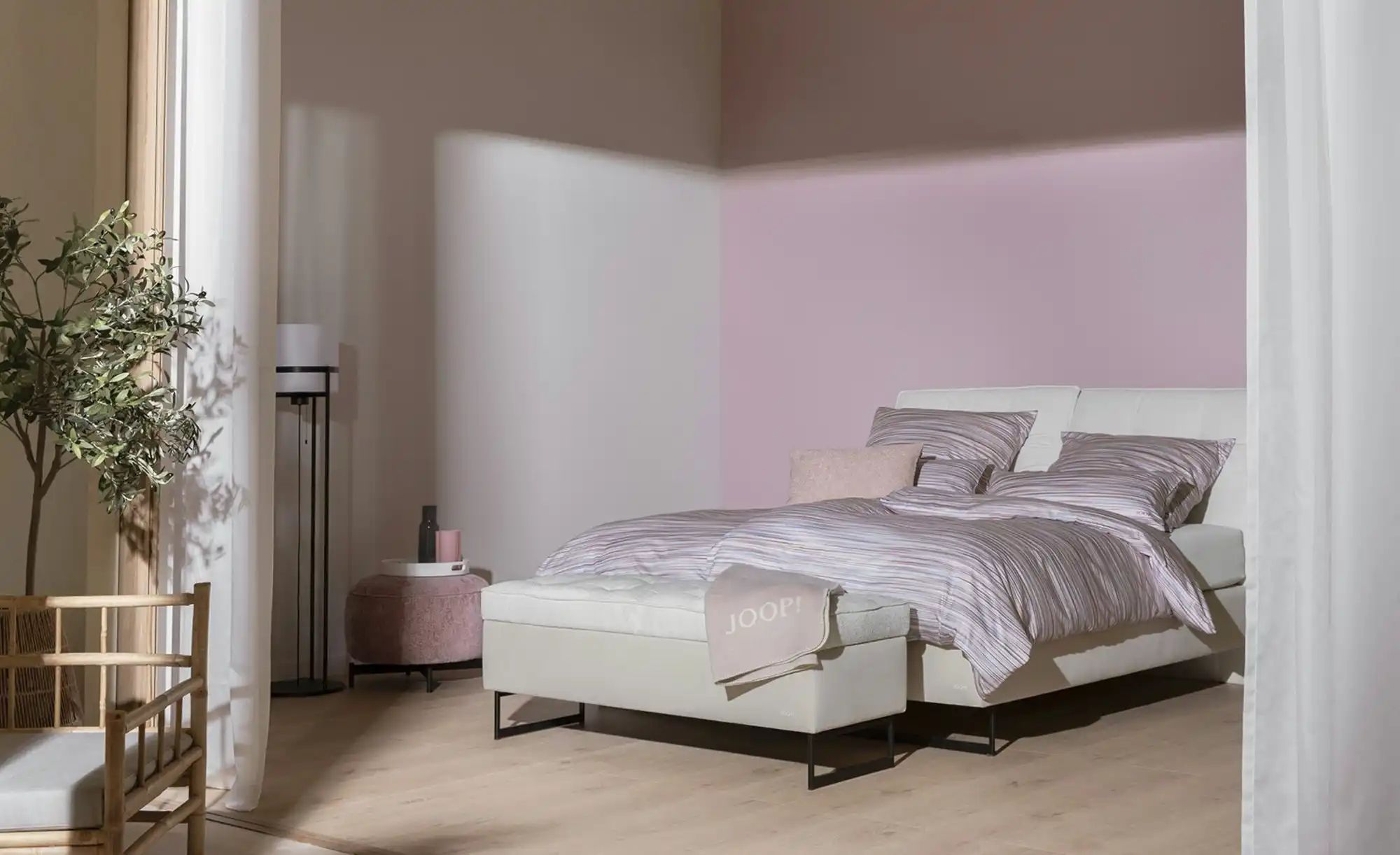 JOOP! Mako Satin Bettwäsche  Vivid ¦ rosa/pink ¦ Maße (cm): B: 135 Bettware günstig online kaufen