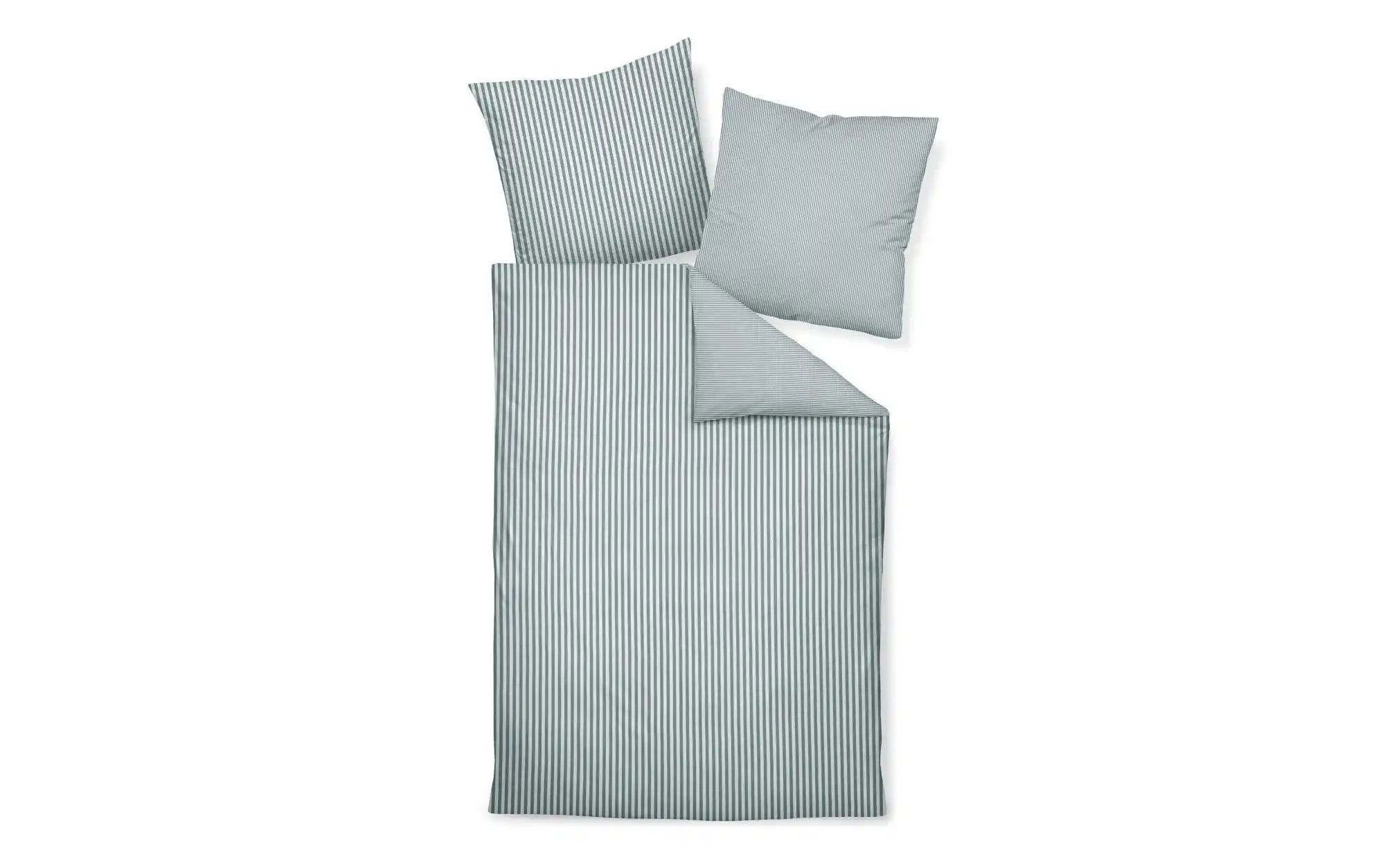 Janine Bettwäsche-Set ¦ grau ¦ Maße (cm): B: 135 H: 1  - Möbel Kraft