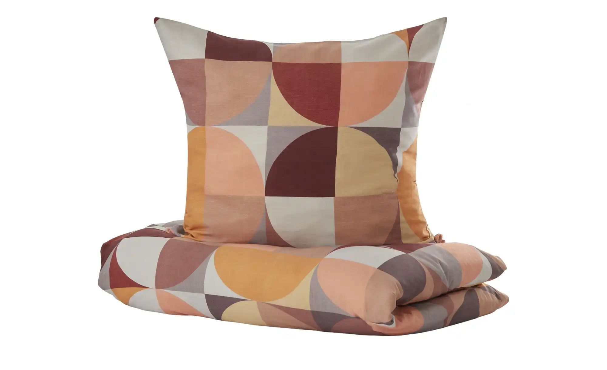 como Satin Bettwäsche  Retro Disco ¦ orange ¦ Maße (cm): B: 135 Bettwaren > günstig online kaufen