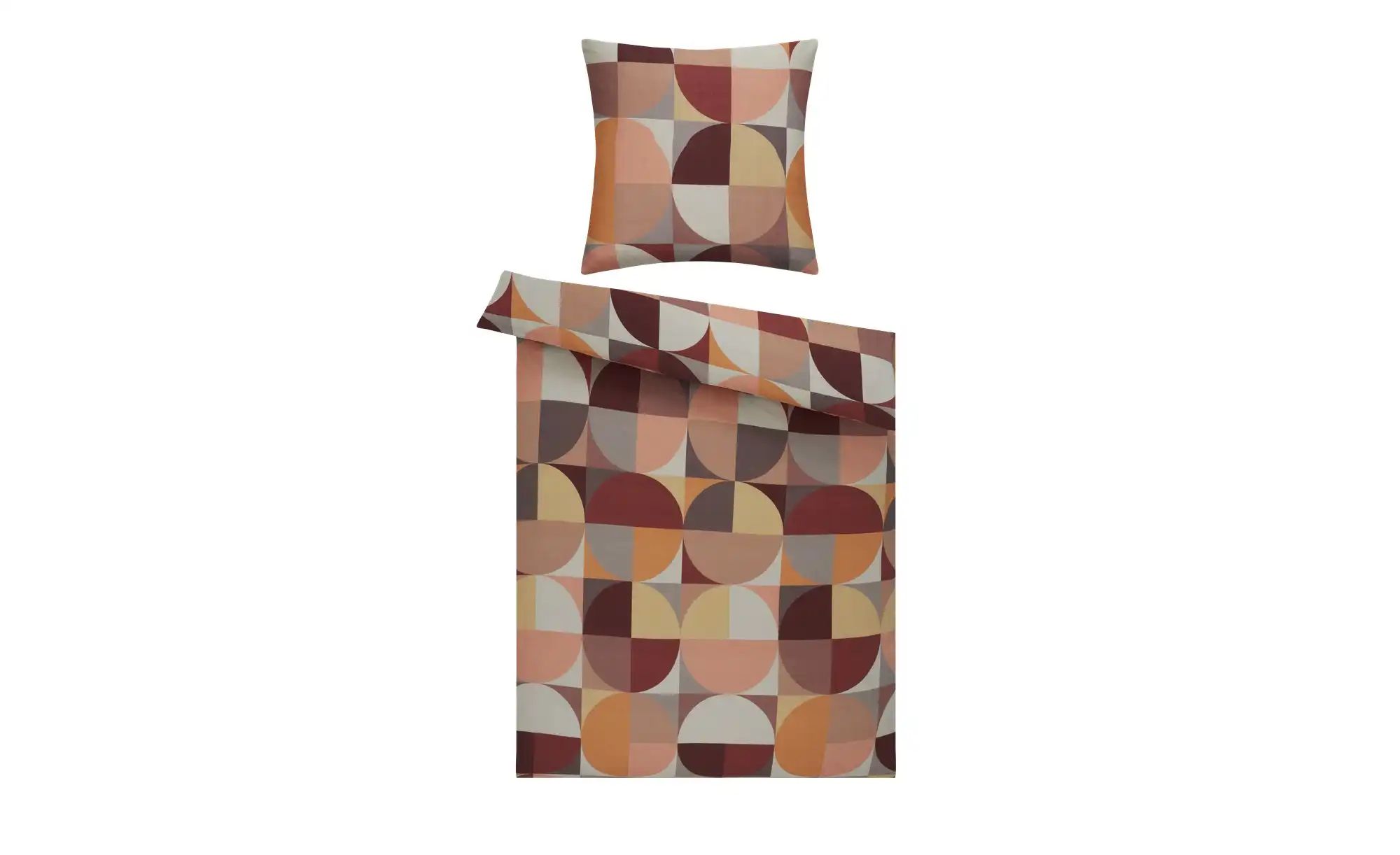 como Satin Bettwäsche  Retro Disco ¦ orange ¦ Maße (cm): B: 135 Bettwaren > günstig online kaufen
