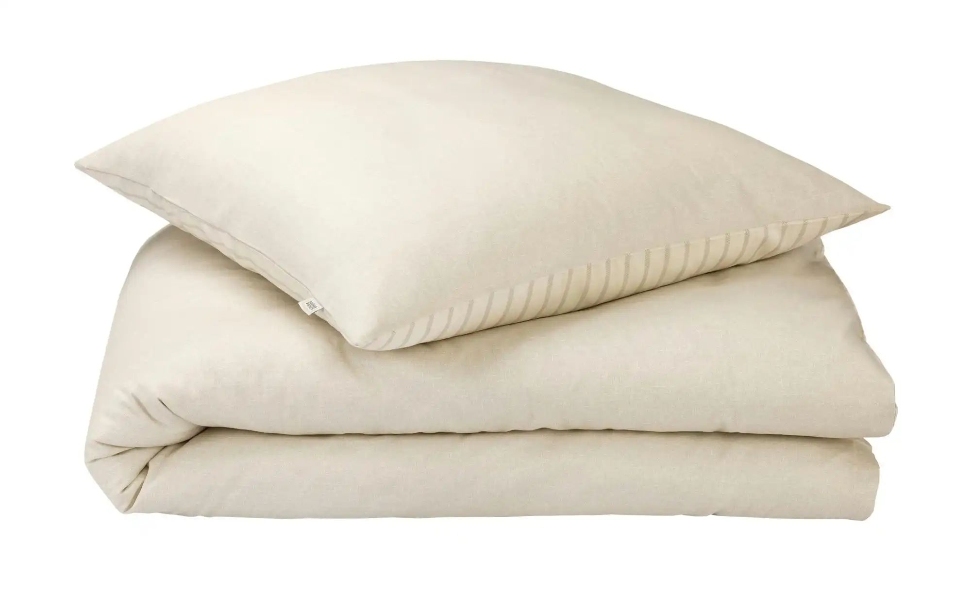 SCHÖNER WOHNEN Kollektion Bettwäsche-Set   ¦ grau ¦ Maße (cm): B: 155 H: 1 günstig online kaufen
