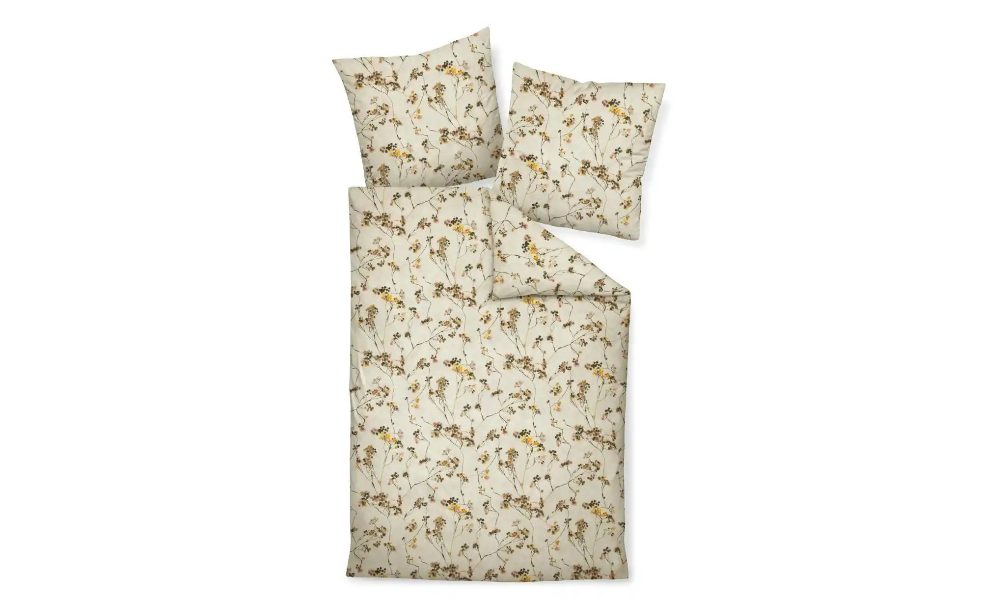 Janine Bettwäsche-Set   ¦ grün ¦ Maße (cm): B: 135 Bettwaren > Bettwäsche > günstig online kaufen