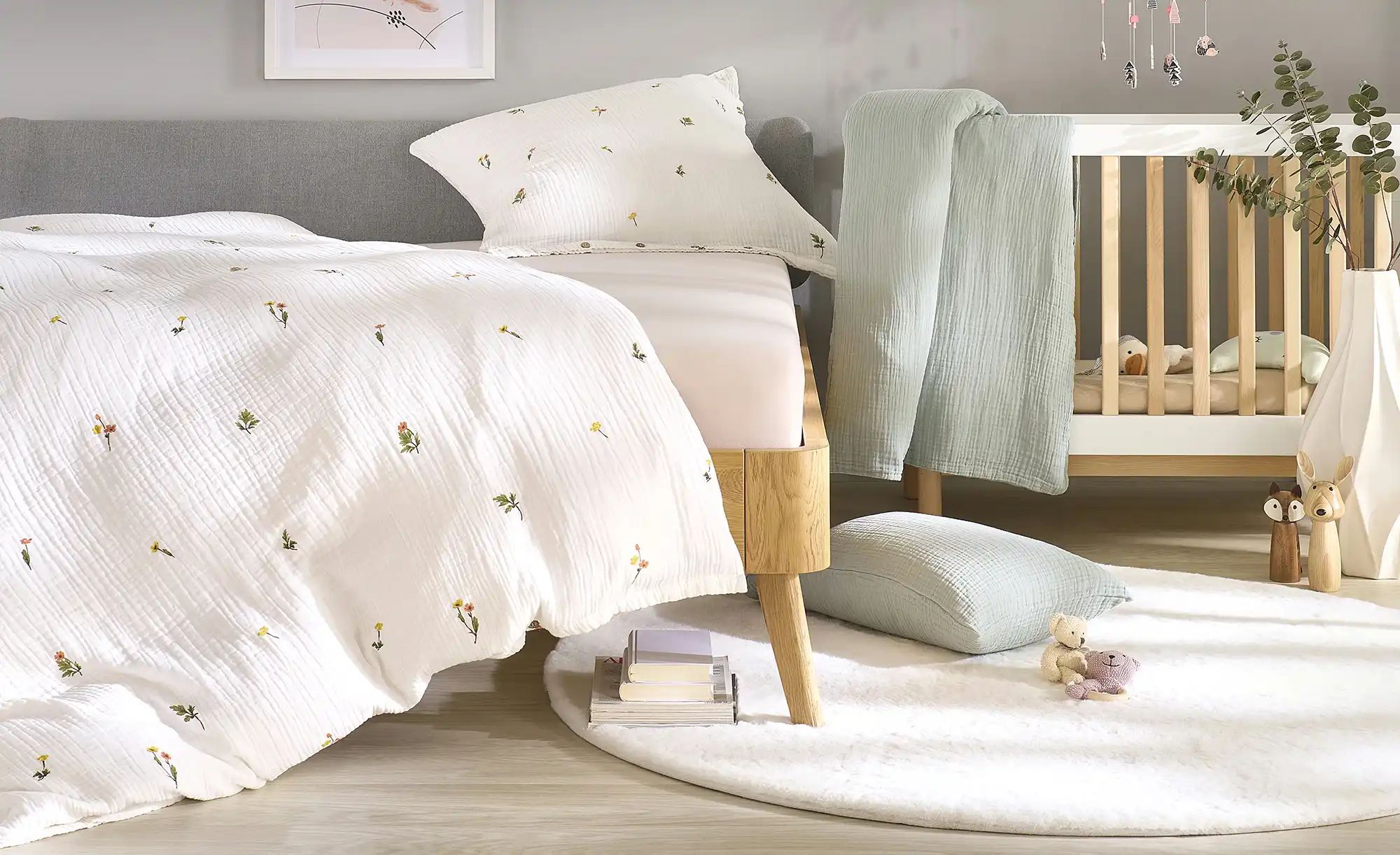 Thumbnail - como Musselin Bettwäsche   ¦ beige ¦ Maße (cm): B: 135 Bettwaren > Bettwäsche > Bettwäsche ganzjährig - Höffner