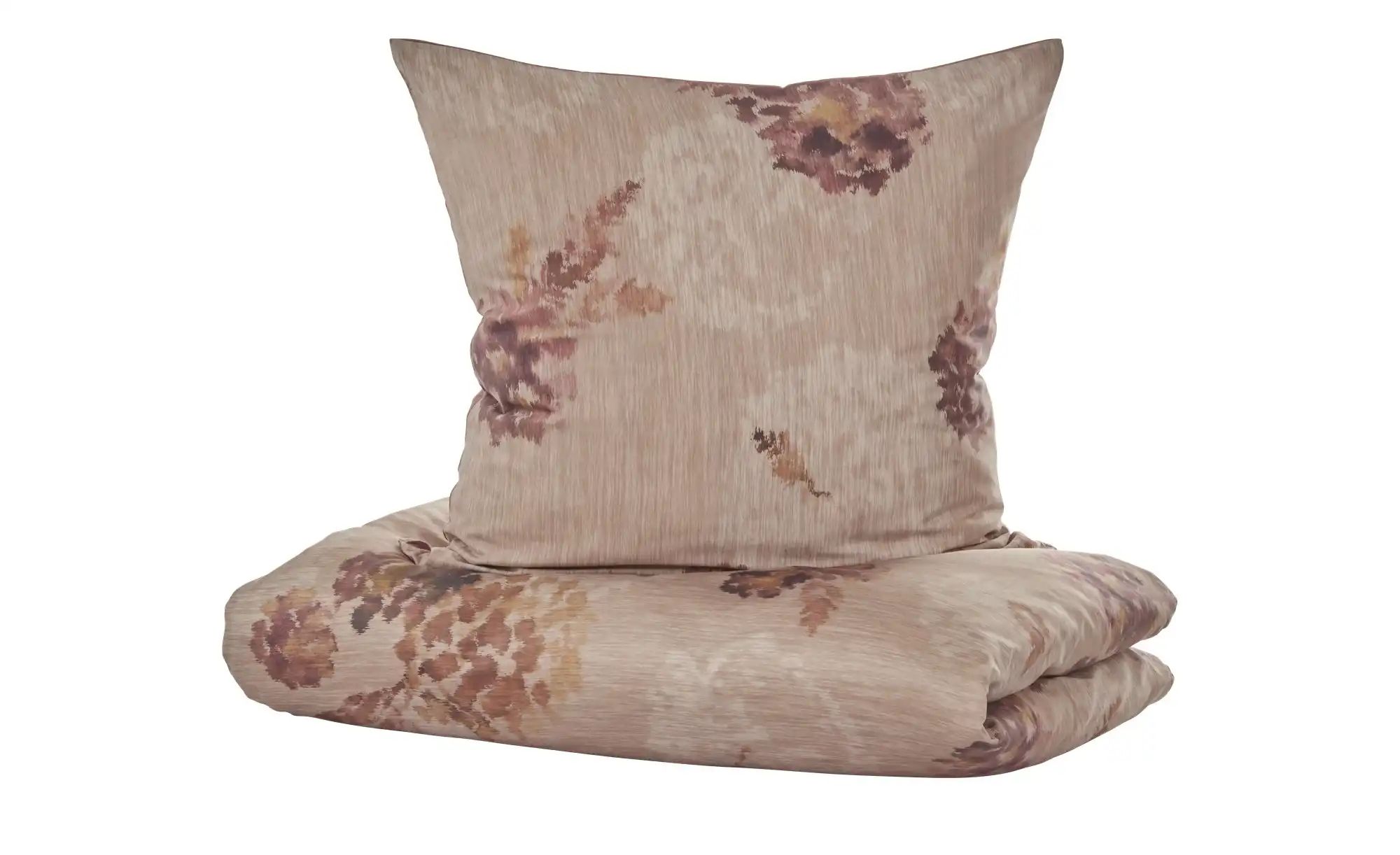 Como Green Satin-Wendebettwäsche  Bloom ¦ beige ¦ Maße (cm): B: 135 Bettwar günstig online kaufen