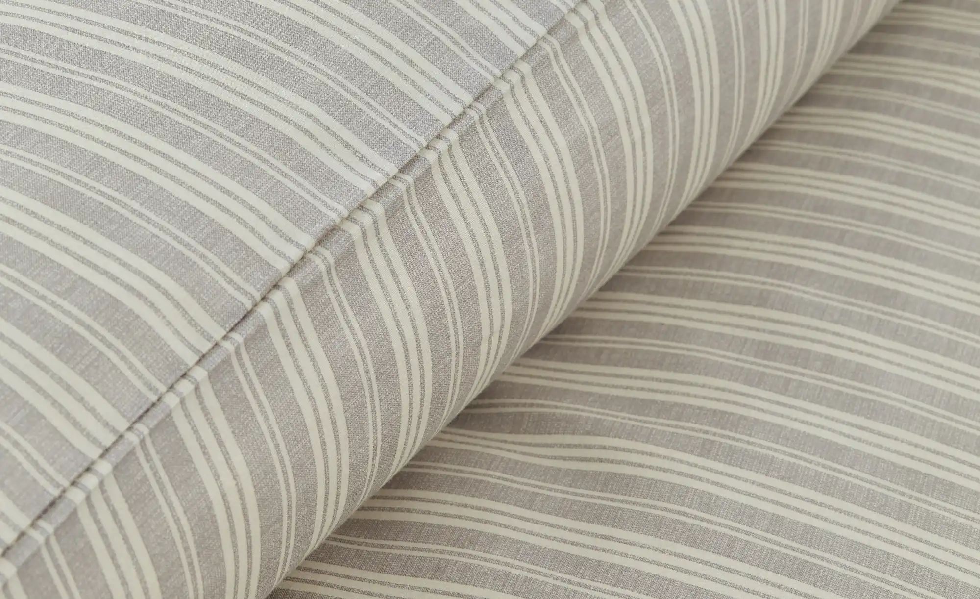 Thumbnail - Como Green Satin Wende-Bettwäsche  Calm Stripes ¦ grau ¦ Maße (cm): B: 135 Bettwaren > Bettwäsche > Bettwäsche ganzjähri...