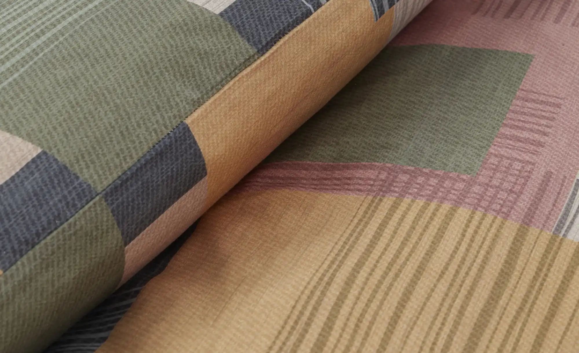 Thumbnail - Como Green Satin Bettwäsche  Lined ¦ mehrfarbig ¦ Maße (cm): B: 135 Bettwaren > Bettwäsche > Bettwäsche ganzjährig - Höf...