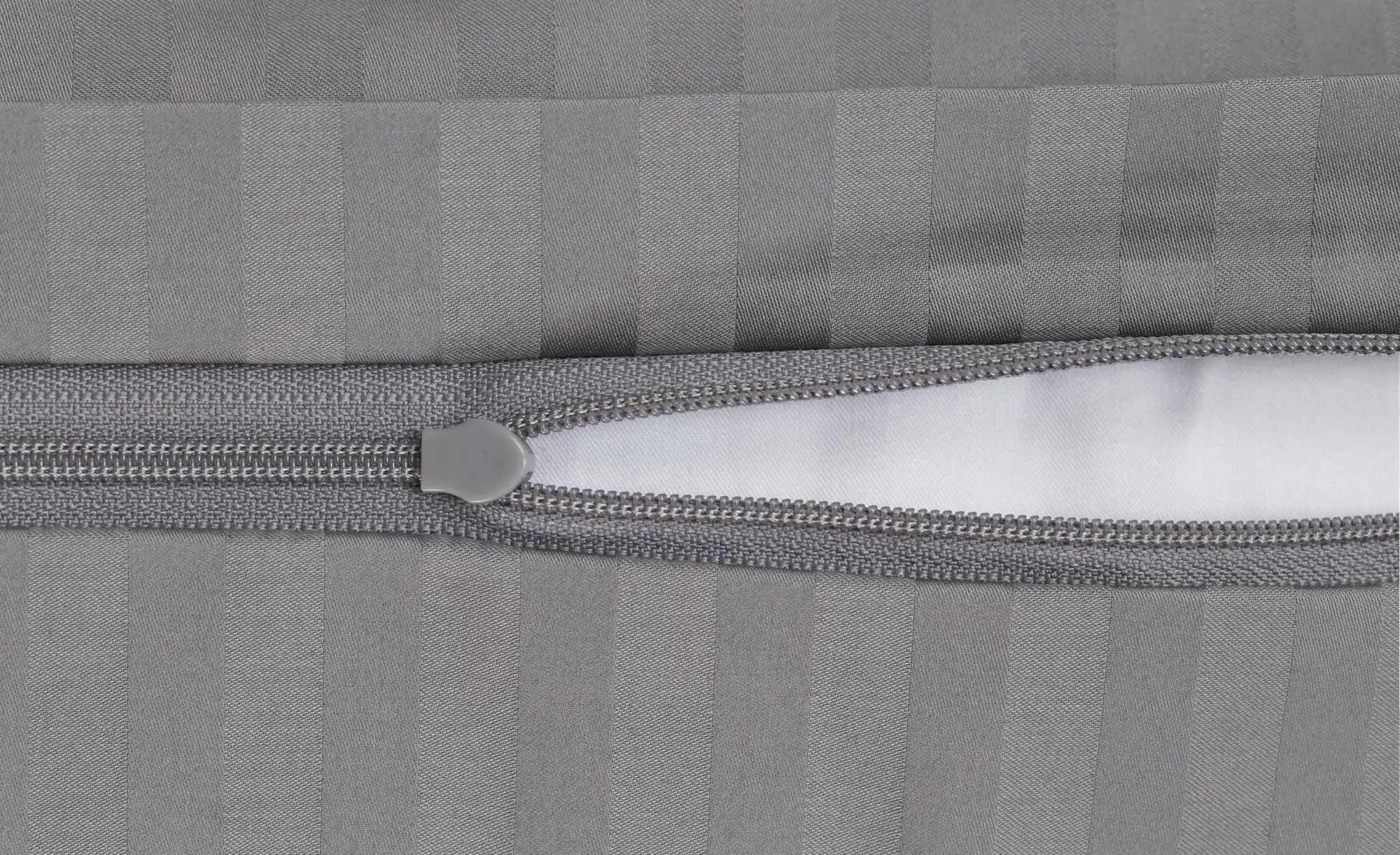 como superior Damast Kissenhülle   ¦ grau ¦ Maße (cm): B: 40 Bettwaren > Be günstig online kaufen