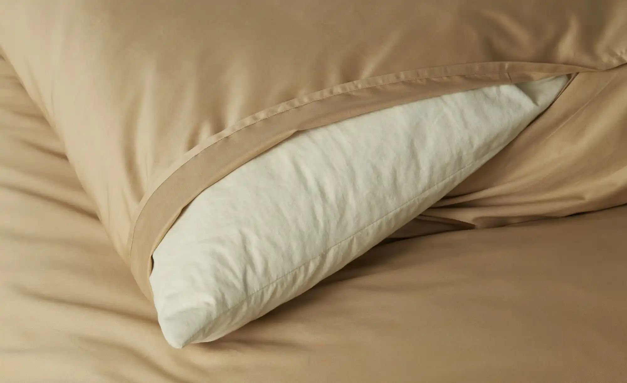 Thumbnail - Como Green Satin Bettwäsche Uni ¦ gold ¦ Maße (cm): B: 135 Bettwaren > Bettwäsche > Bettwäsche ganzjährig - Höffner