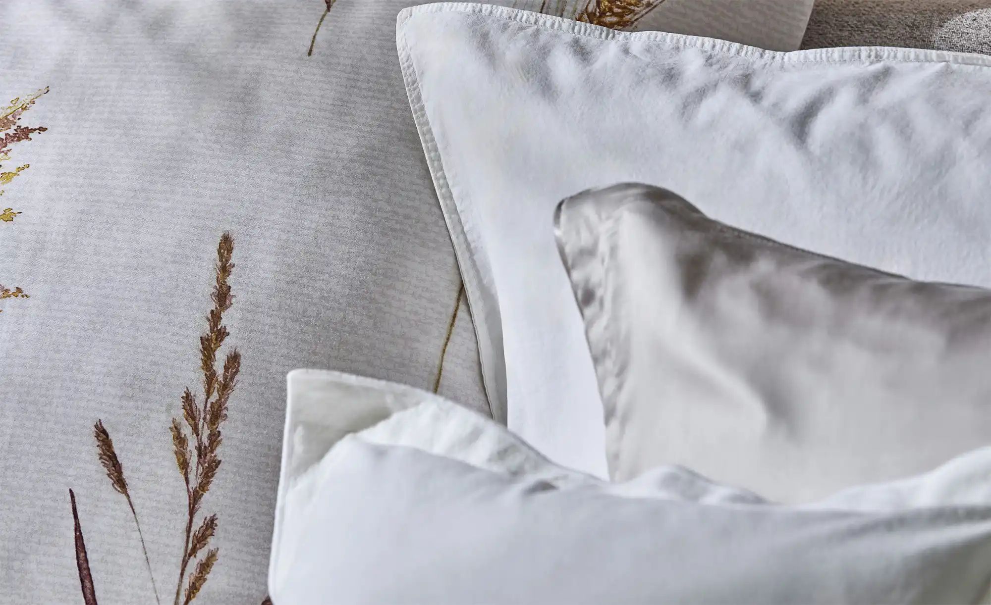 Como Green Satin Bettwäsche  Uni ¦ beige ¦ Maße (cm): B: 135 Bettwaren > Be günstig online kaufen