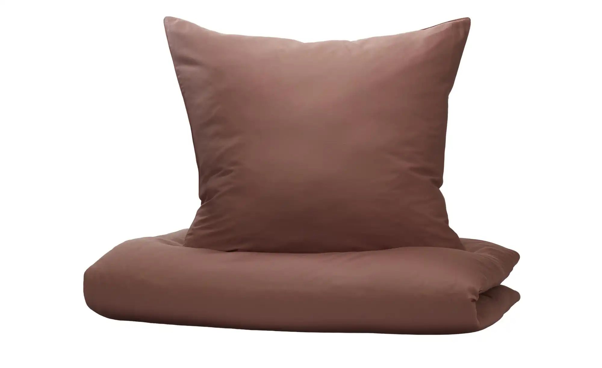 Thumbnail - Como Green Satin Bettwäsche Uni ¦ rot ¦ Maße (cm): B: 135 Bettwaren > Bettwäsche > Bettwäsche ganzjährig - Höffner