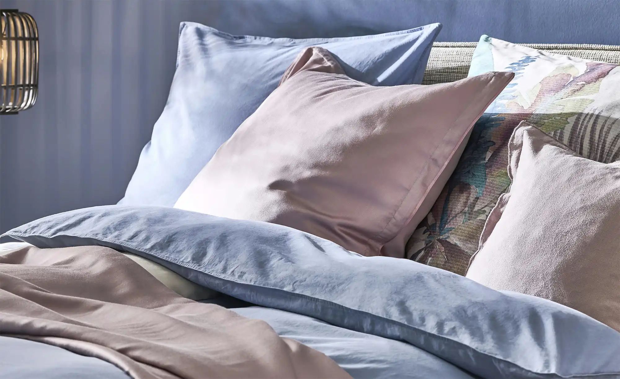 Thumbnail - Como Green Baumwoll-Bettwäsche  Stone Washed ¦ blau ¦ Maße (cm): B: 135 Bettwaren > Bettwäsche > Bettwäsche ganzjährig -...