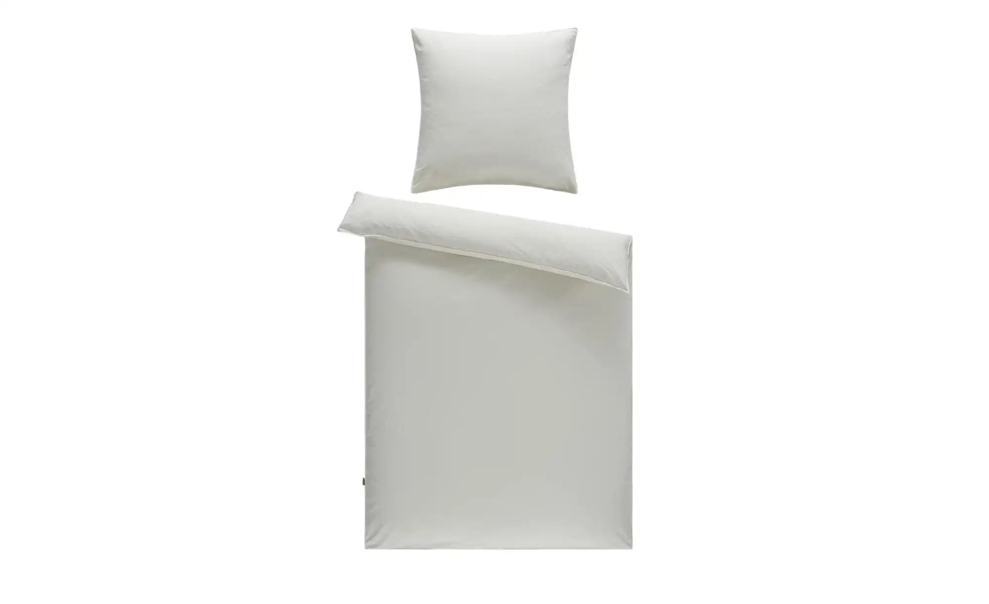 Como Green Baumwoll-Bettwäsche  Stone Washed ¦ weiß ¦ Maße (cm): B: 155 Bet günstig online kaufen