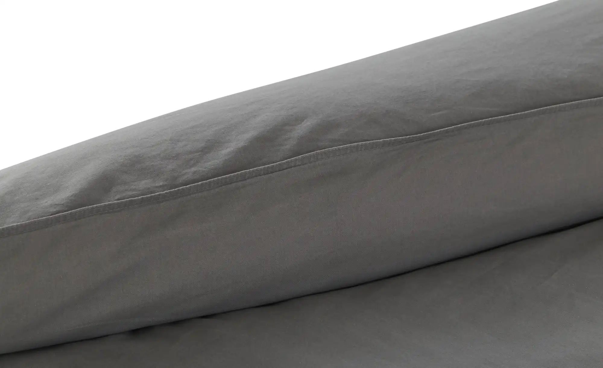 Como Green Baumwoll-Bettwäsche  Stone Washed ¦ grau ¦ Maße (cm): B: 155 Bet günstig online kaufen