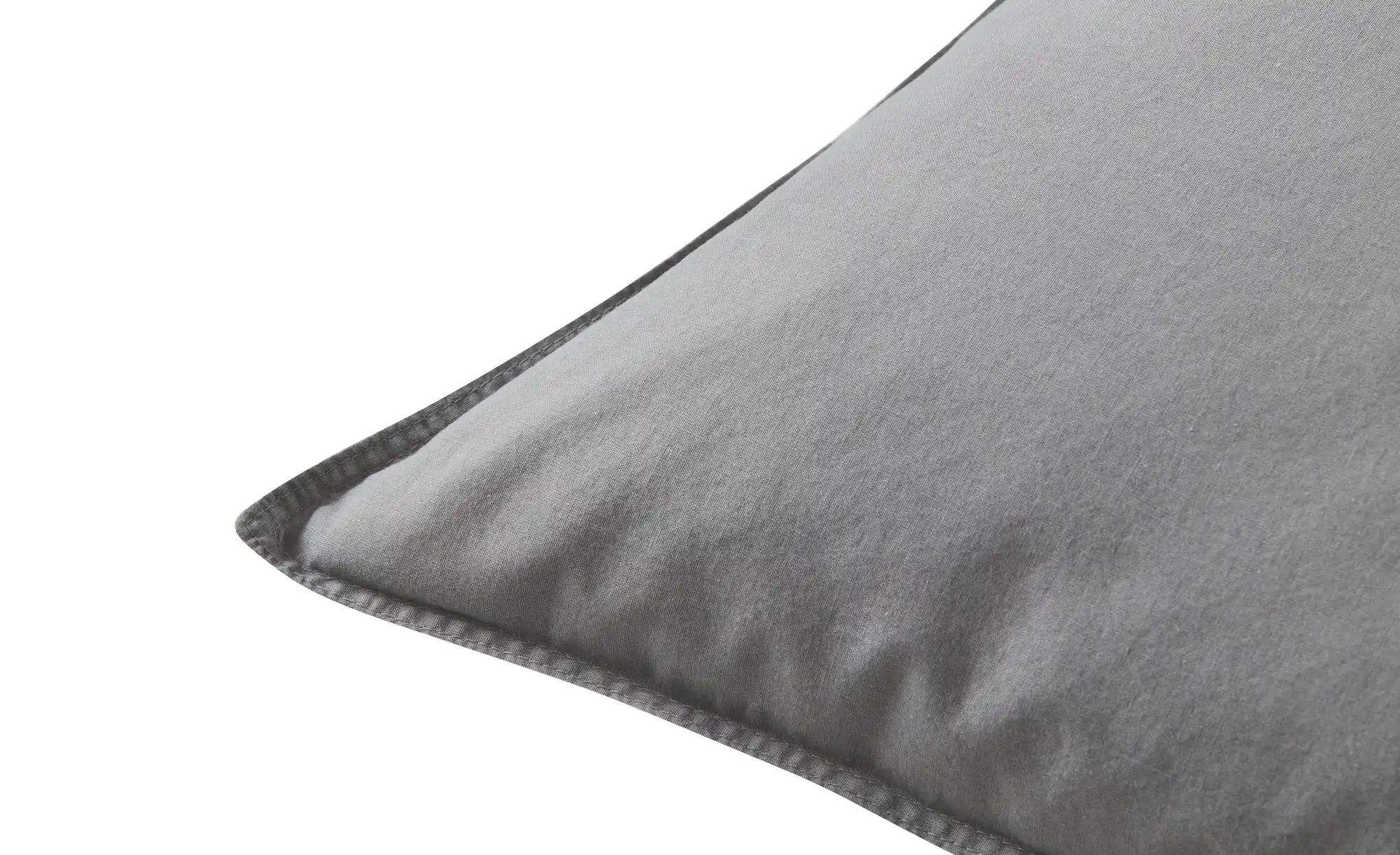 Thumbnail - Como Green Baumwoll-Bettwäsche Stone Washed ¦ grau ¦ Maße (cm): B: 155 Bettwaren > Bettwäsche > Bettwäsche ganzjährig -...