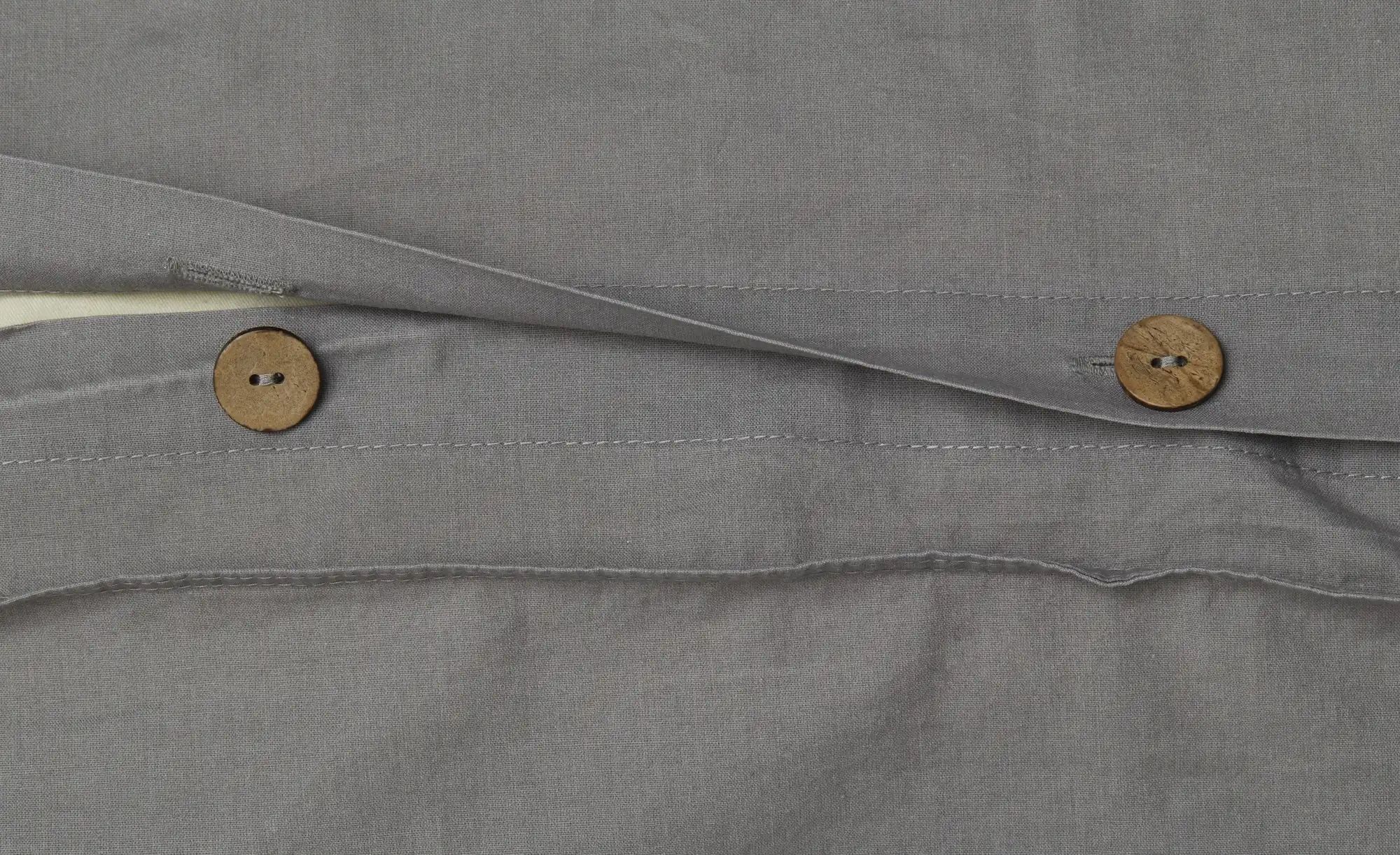 Thumbnail - Como Green Baumwoll-Bettwäsche Stone Washed ¦ grau ¦ Maße (cm): B: 155 Bettwaren > Bettwäsche > Bettwäsche ganzjährig -...