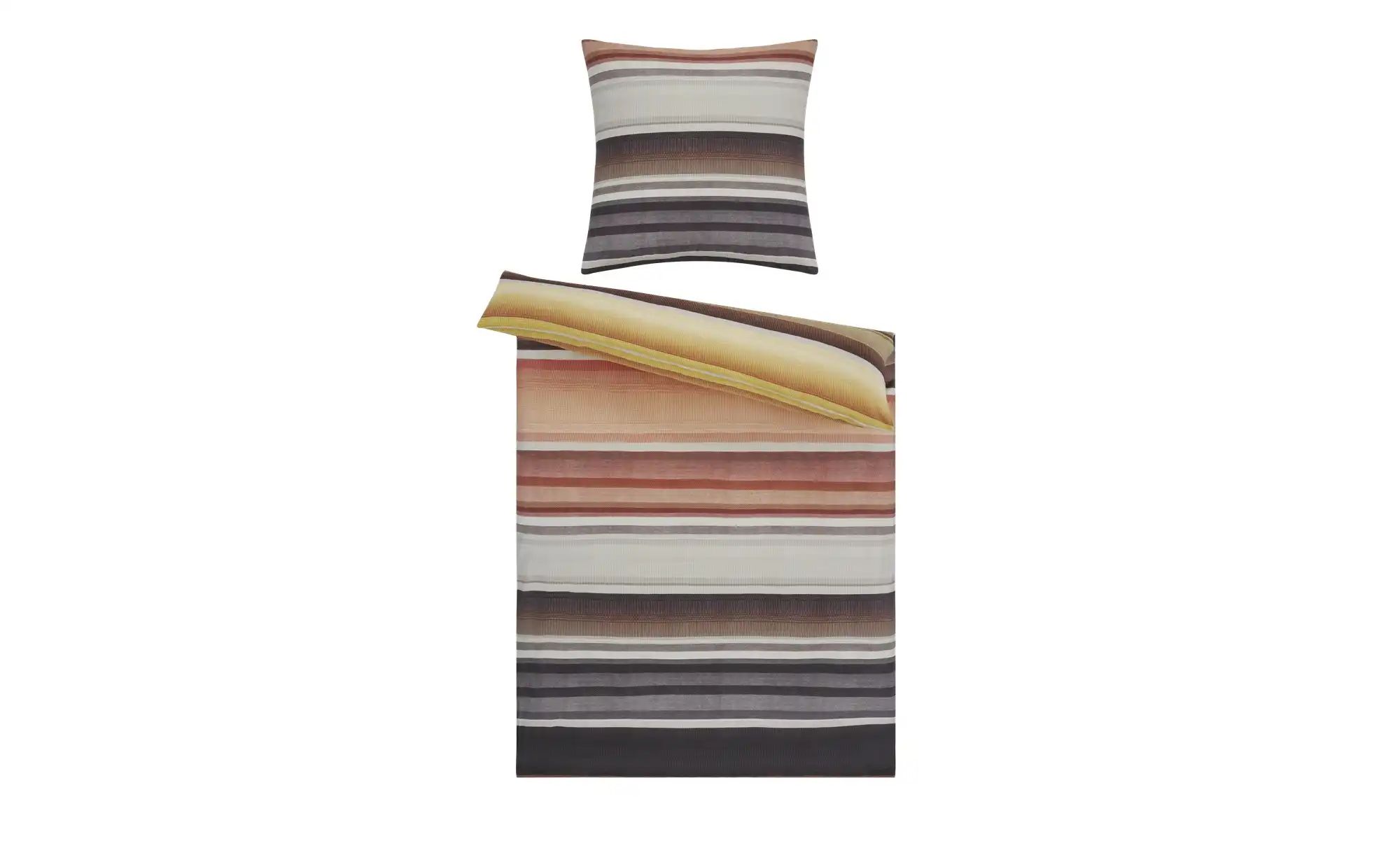 como Satin Bettwäsche  Vintage Blossom Stripes ¦ mehrfarbig ¦ Maße (cm): B: günstig online kaufen