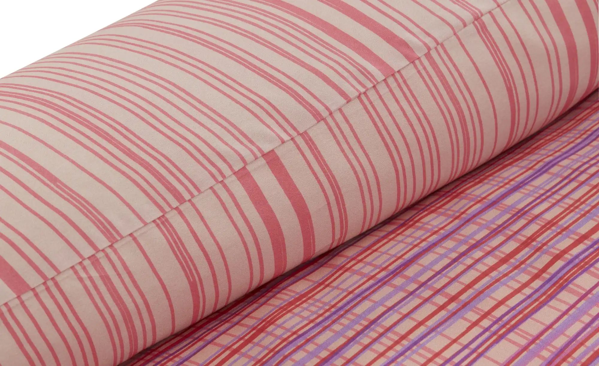 Thumbnail - como Satin Bettwäsche  Neon Stripes ¦ rosa/pink ¦ Maße (cm): B: 135 Bettwaren > Bettwäsche > Bettwäsche ganzjährig - Höf...