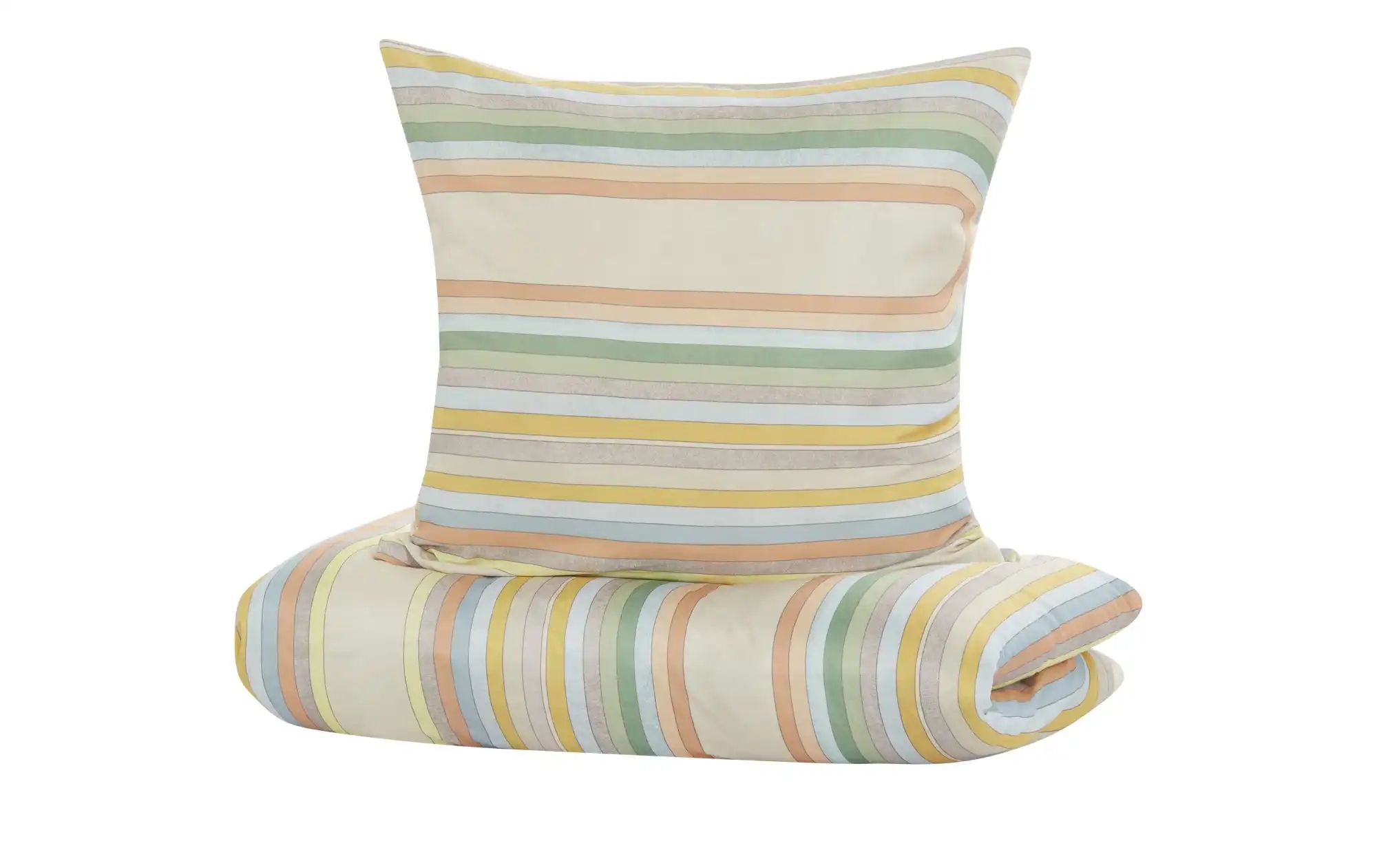 como Satin Bettwäsche  Retro Curve ¦ mehrfarbig ¦ Maße (cm): B: 135 Bettwar günstig online kaufen