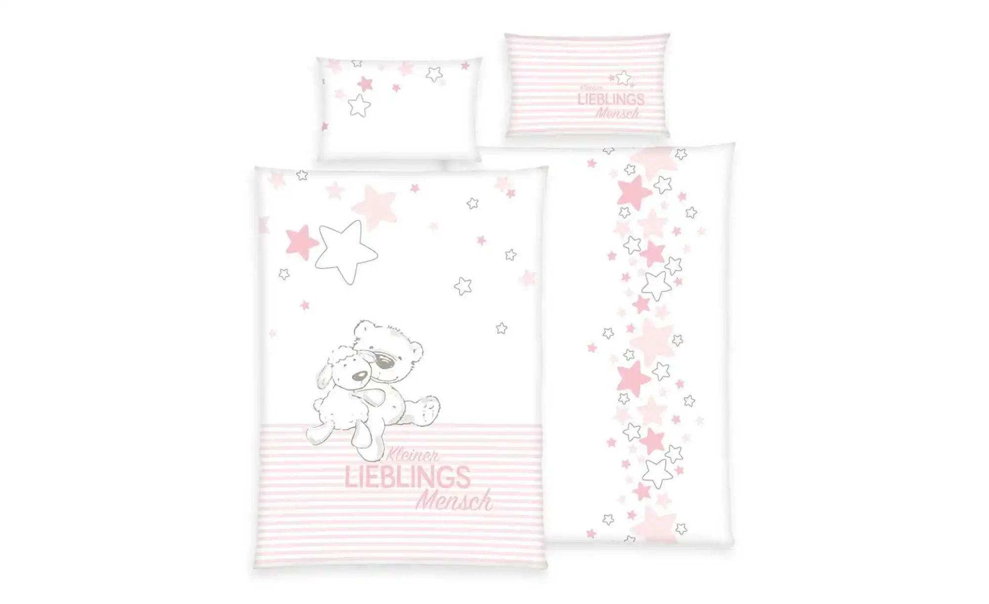Herding Bettwäsche-Set  Kleiner Lieblingsmensch ¦ mehrfarbig ¦ Maße (cm): B günstig online kaufen