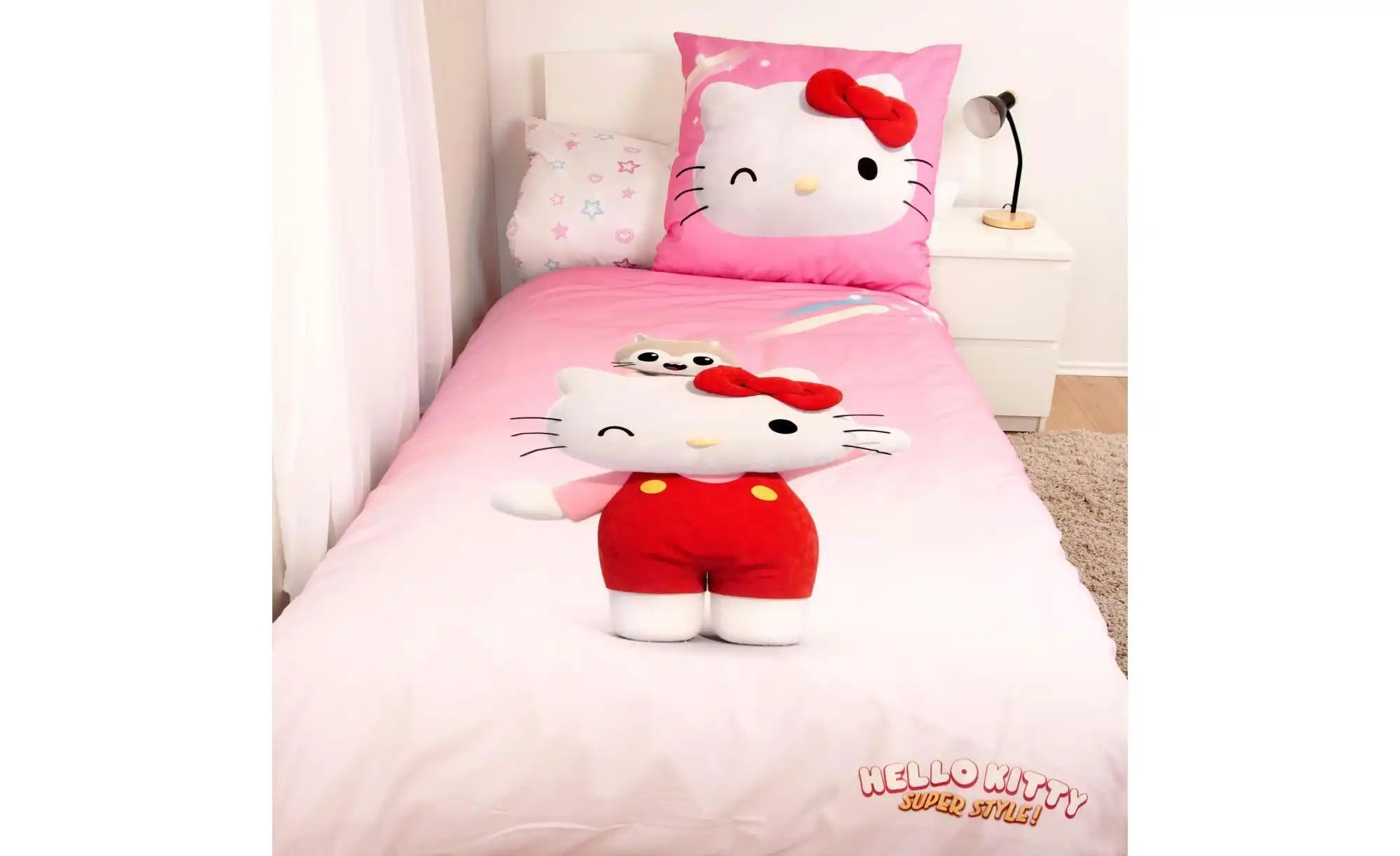 Hello Kitty Bettwäsche-Set  Hello Kitty ¦ mehrfarbig ¦ Maße (cm): B: 135 H: günstig online kaufen
