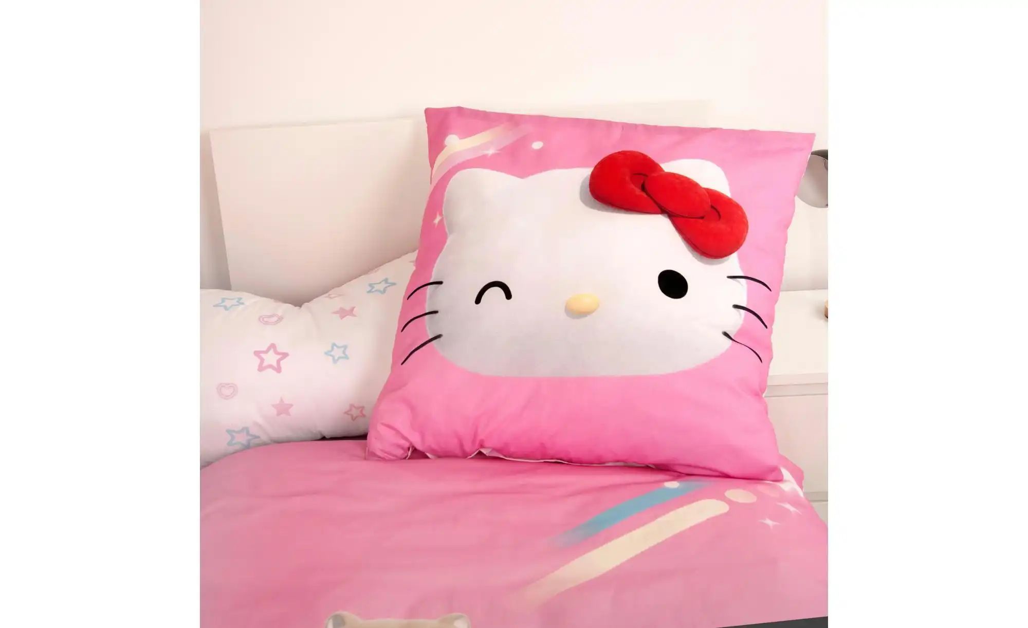 Hello Kitty Bettwäsche-Set  Hello Kitty ¦ mehrfarbig ¦ Maße (cm): B: 135 H: günstig online kaufen