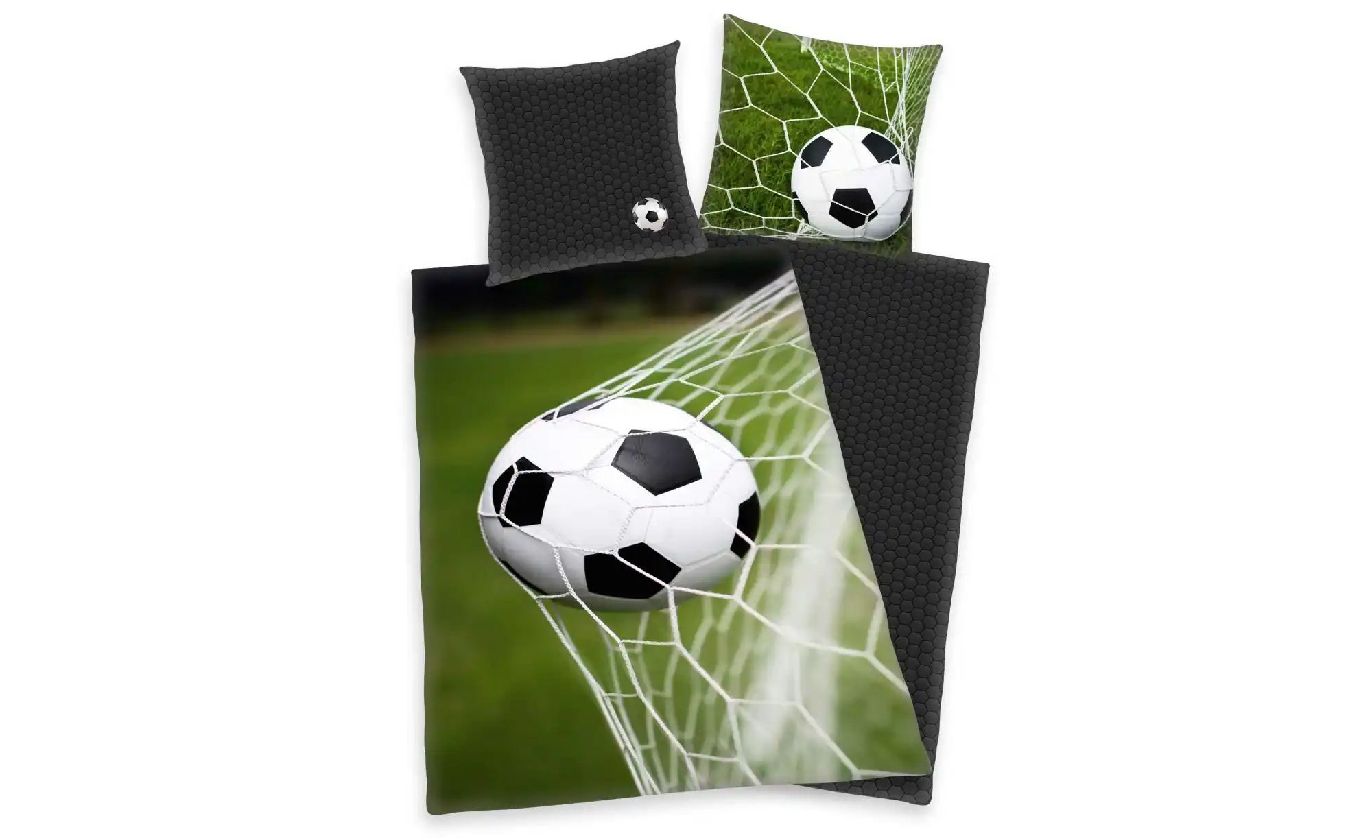 Herding Bettwäsche-Set  Fußball Tor ¦ mehrfarbig ¦ Maße (cm): B: 135 H: 1 B günstig online kaufen