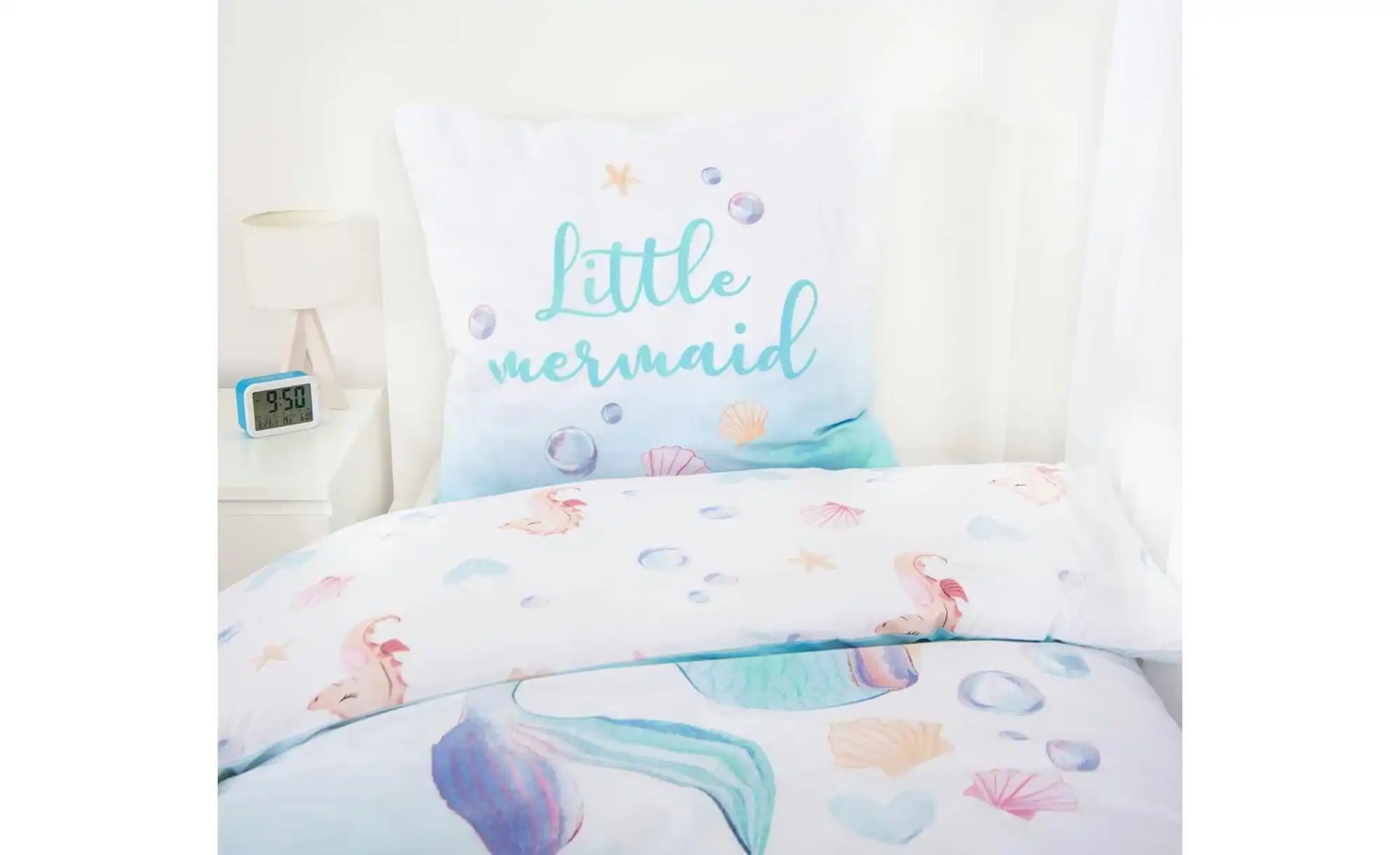 Thumbnail - Herding Bettwäsche-Set  Little mermaid ¦ mehrfarbig ¦ Maße (cm): B: 135 H: 1 Bettwaren > Bettwäsche > Kinderbettwäsche -...