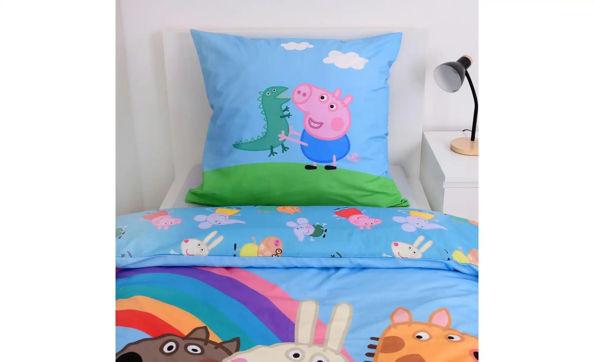 Thumbnail - Herding Bettwäsche-Set  Peppa Wutz ¦ mehrfarbig ¦ Maße (cm): B: 135 H: 1 Bettwaren > Bettwäsche > Kinderbettwäsche - Höf...