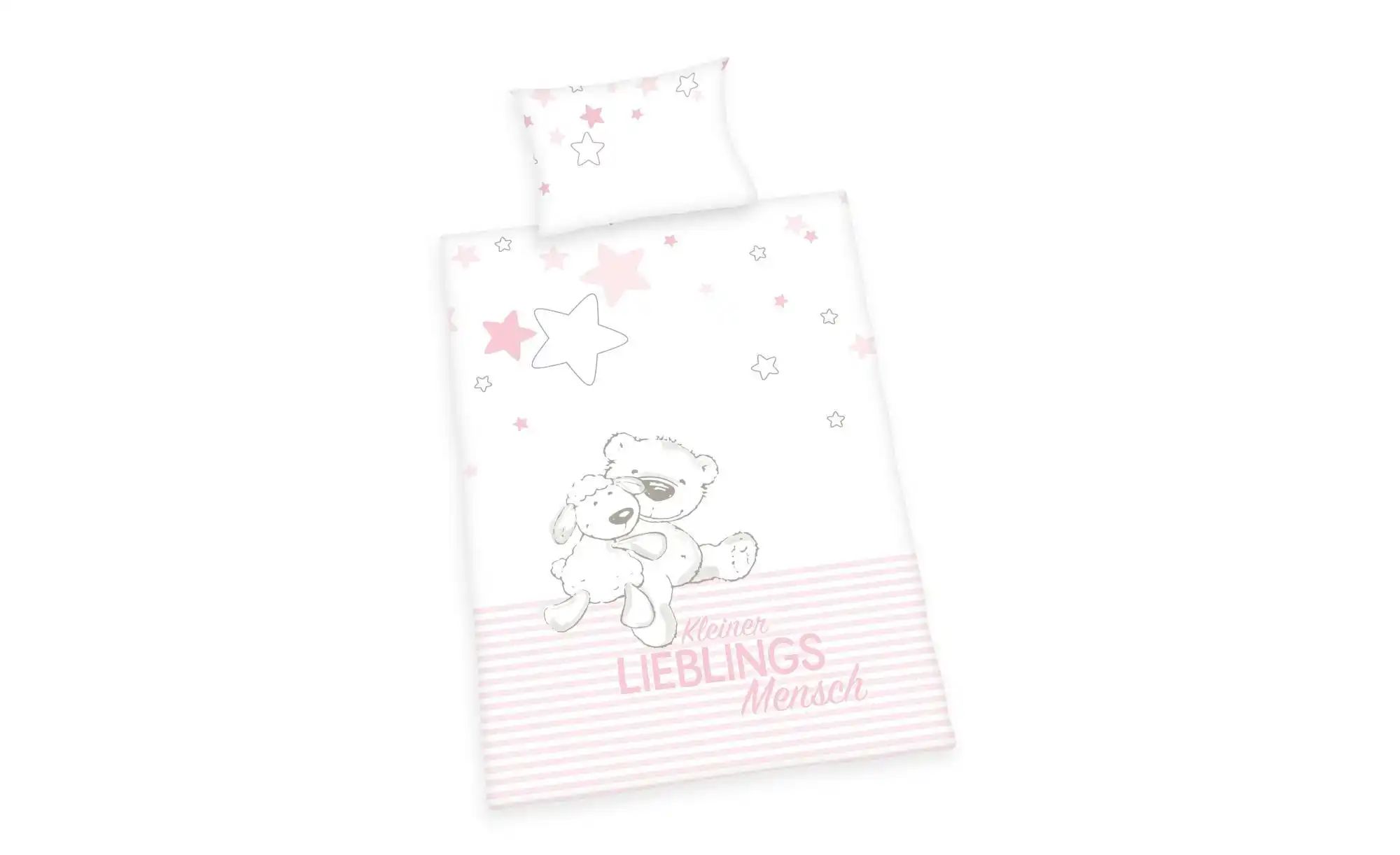 Herding Bettwäsche-Set  Kleiner Lieblingsmensch ¦ mehrfarbig ¦ Maße (cm): B günstig online kaufen