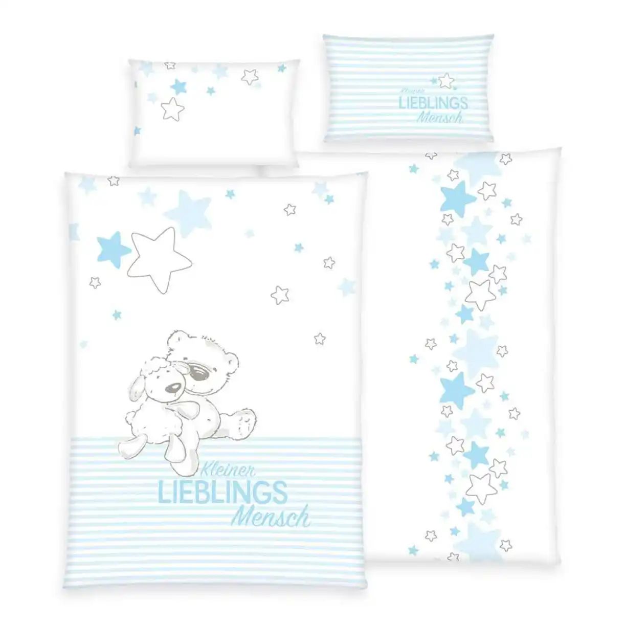 Herding Bettwäsche-Set  Kleiner Lieblingsmensch ¦ mehrfarbig ¦ Maße (cm): B günstig online kaufen
