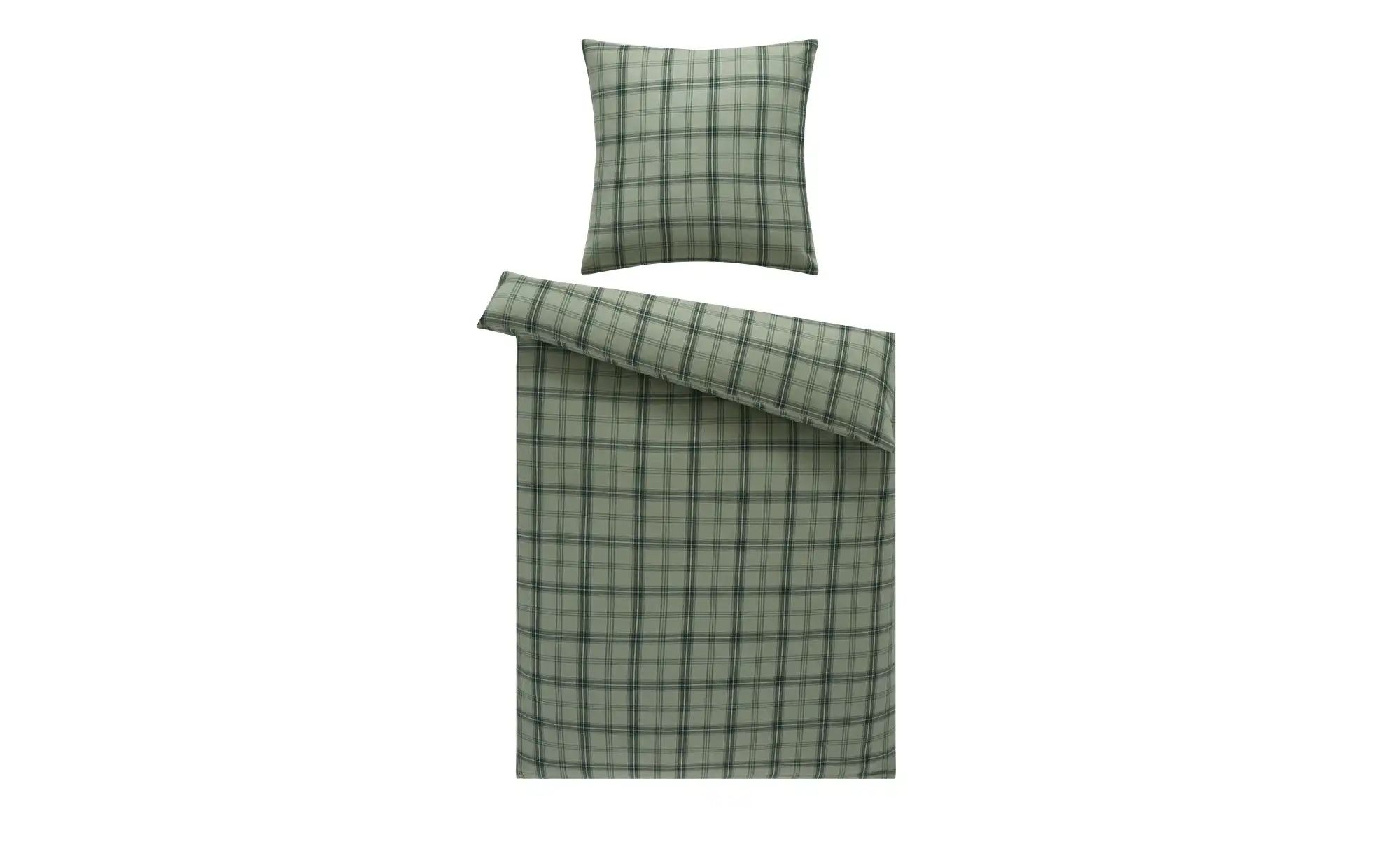 como Biber Bettwäsche  Tartan ¦ grün ¦ Maße (cm): B: 135 Weihnachten - Höff günstig online kaufen